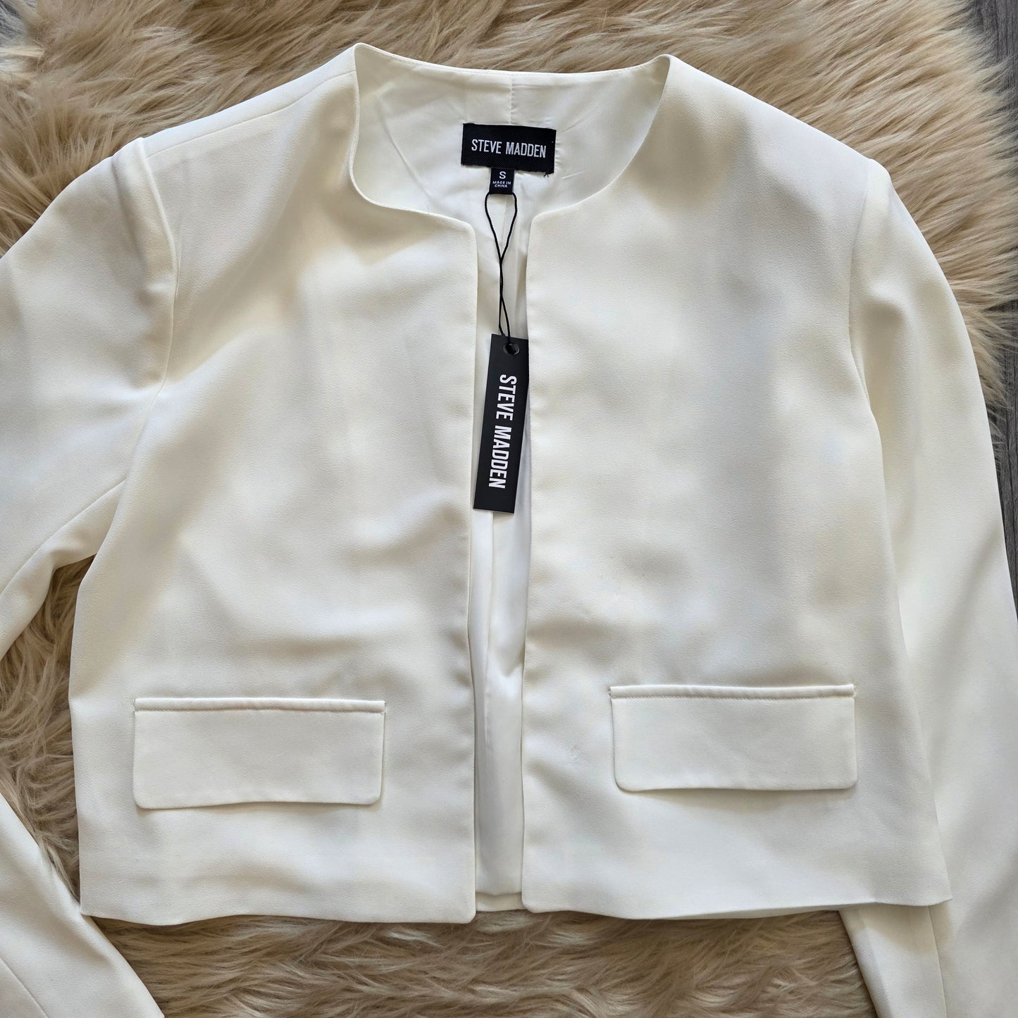 Serenea Cropped Blazer Jacket Steve Madden