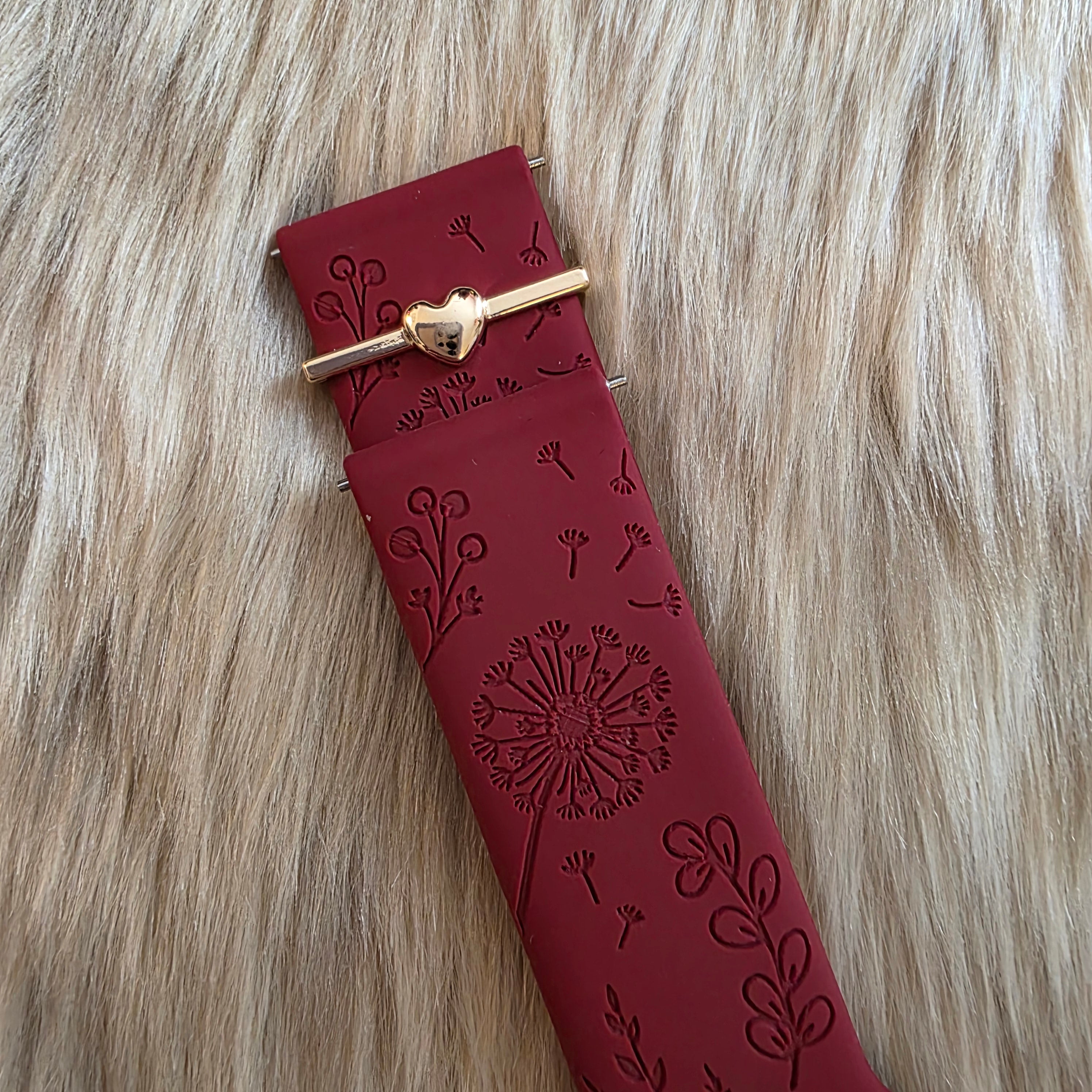 Floral + Charm Samsung Watchband Watchband Vintage Vibes Boutique Red