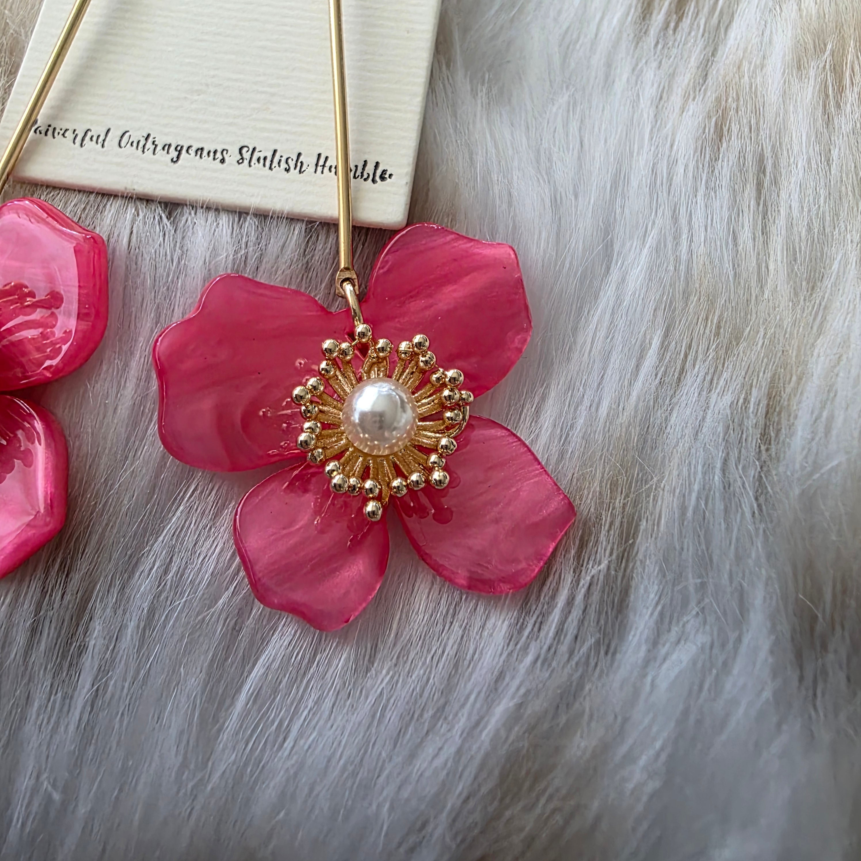 Pink Paradise Earrings Earrings Pink Panache