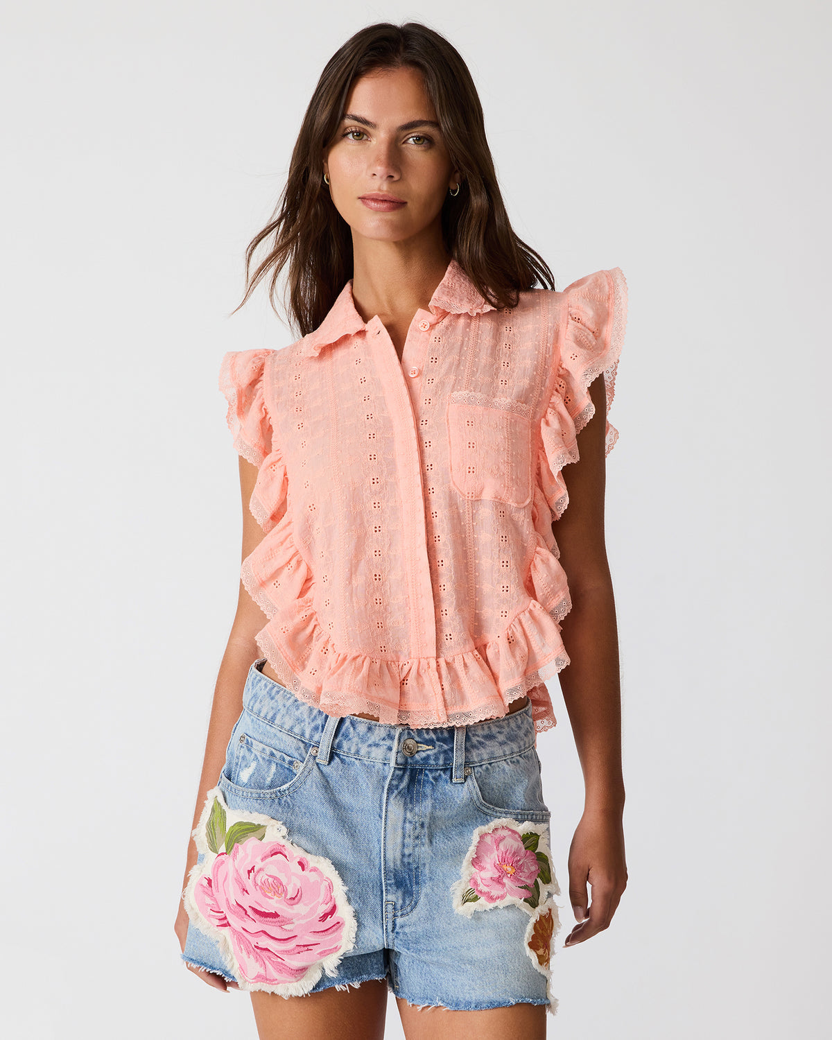 Adeline Top Blouse Steve Madden