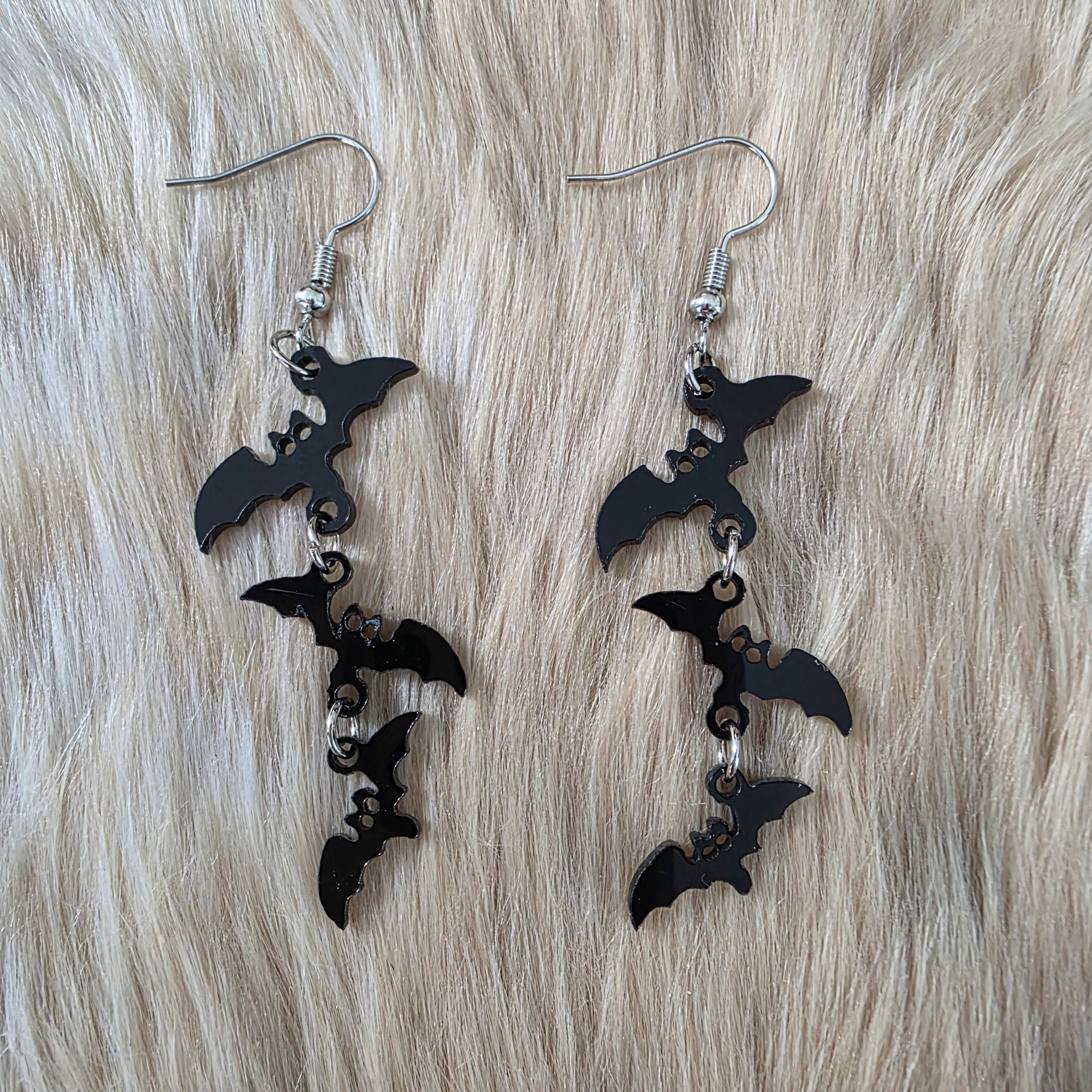Night Flight Bat Earrings Novelty Earrings Vintage Vibes Boutique