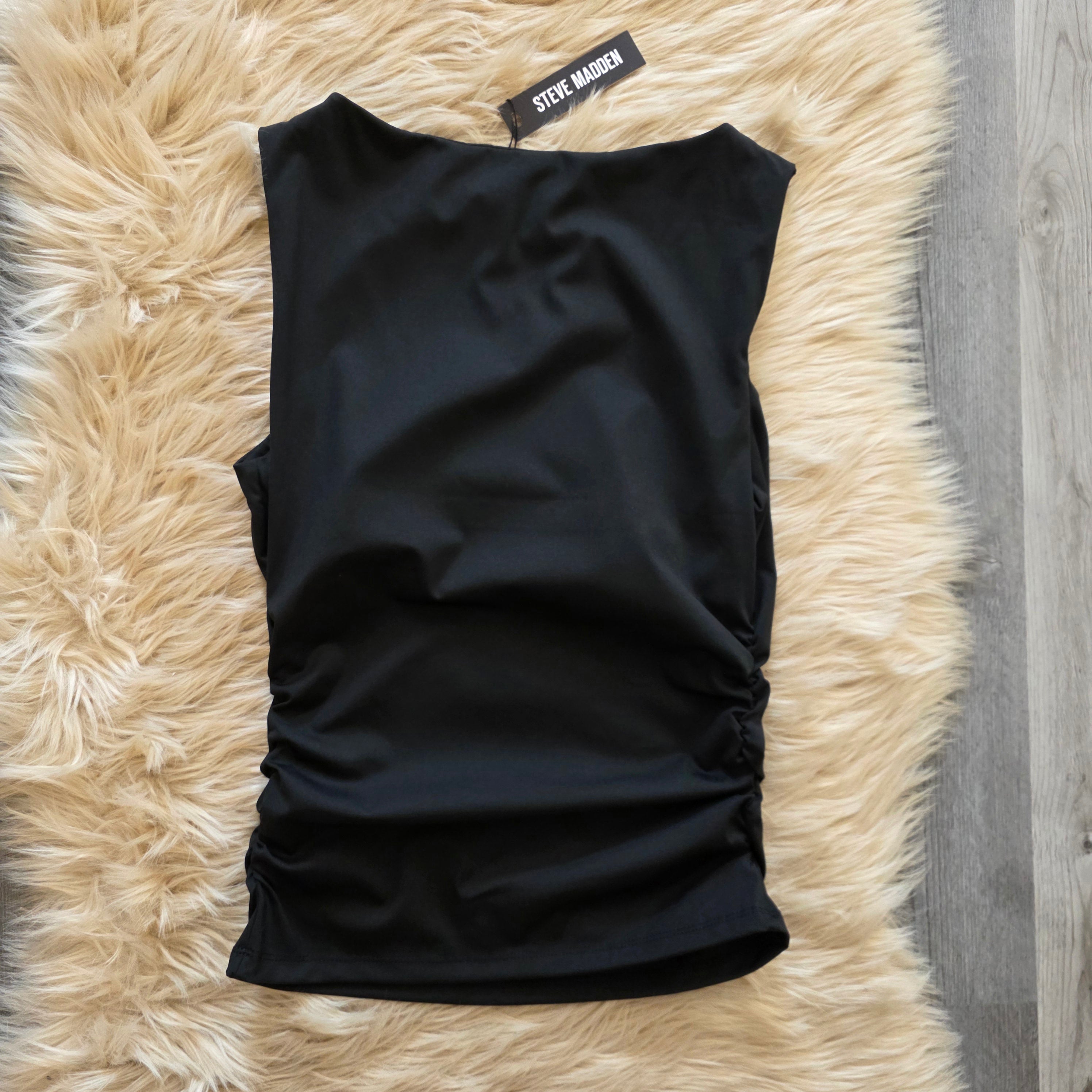 Adair Ruched Top Tank Steve Madden