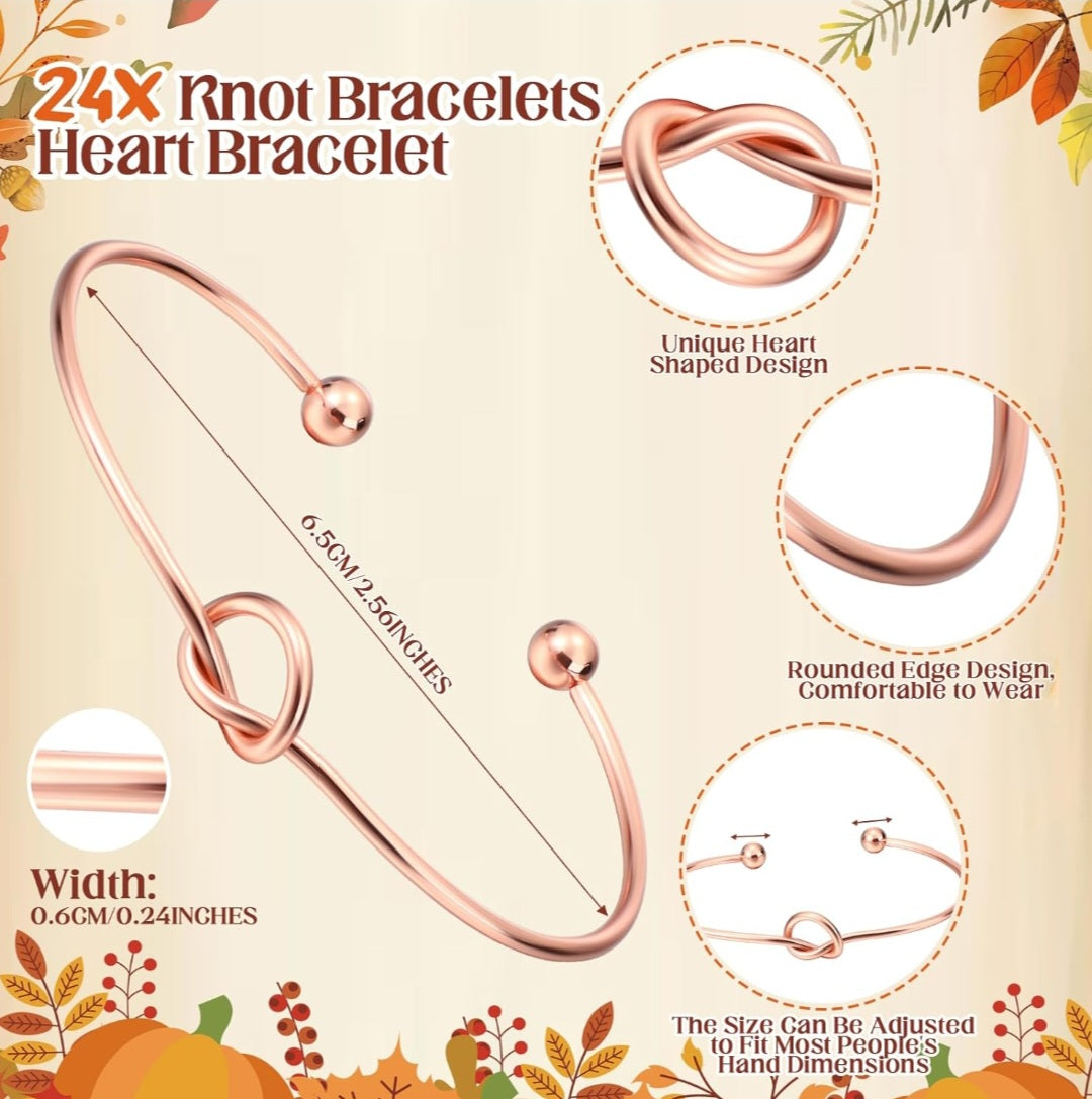 Friendship Knot Bangle Bracelet Vintage Vibes Boutique