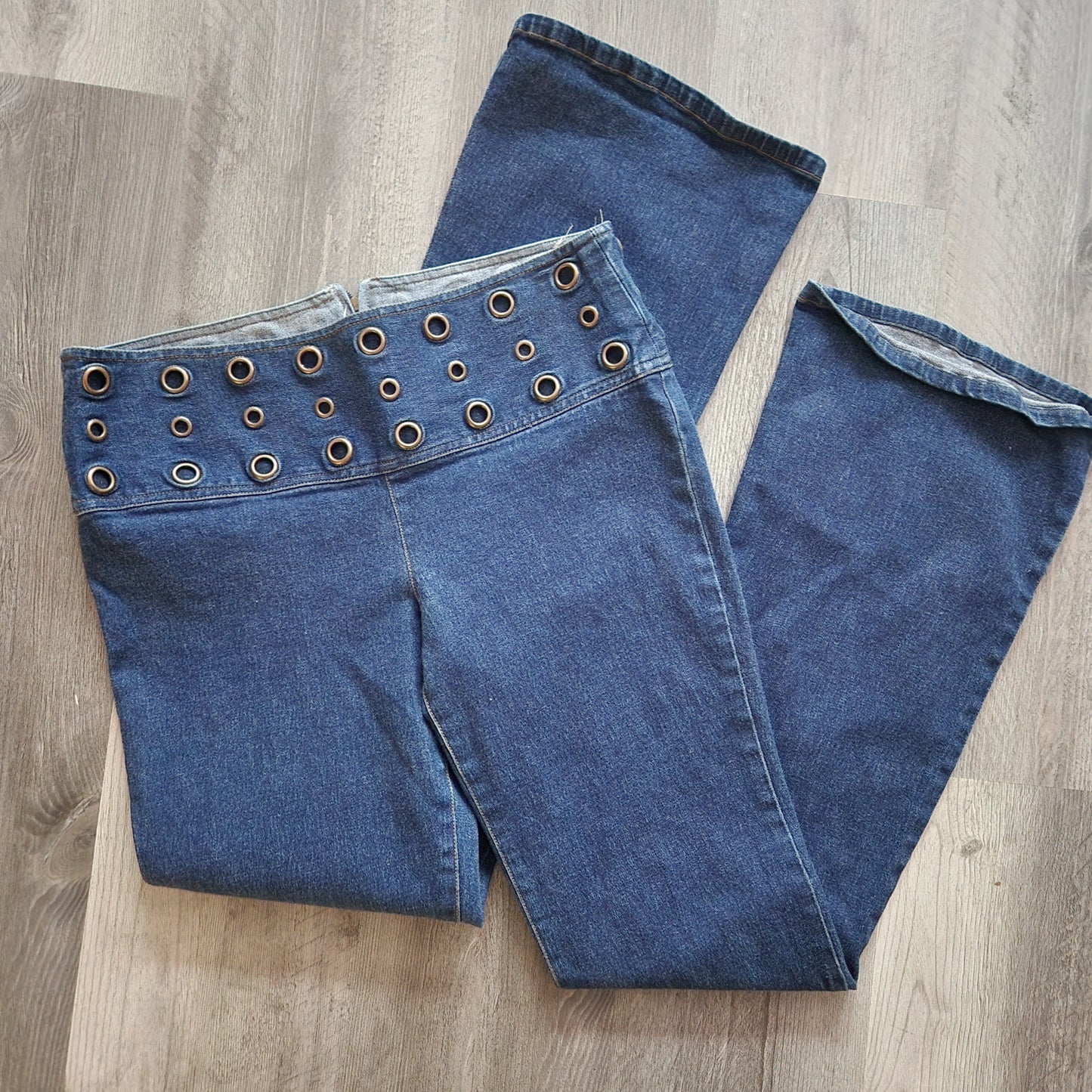 Mudd Y2K Grommet Flares Vintage Vibes Boutique
