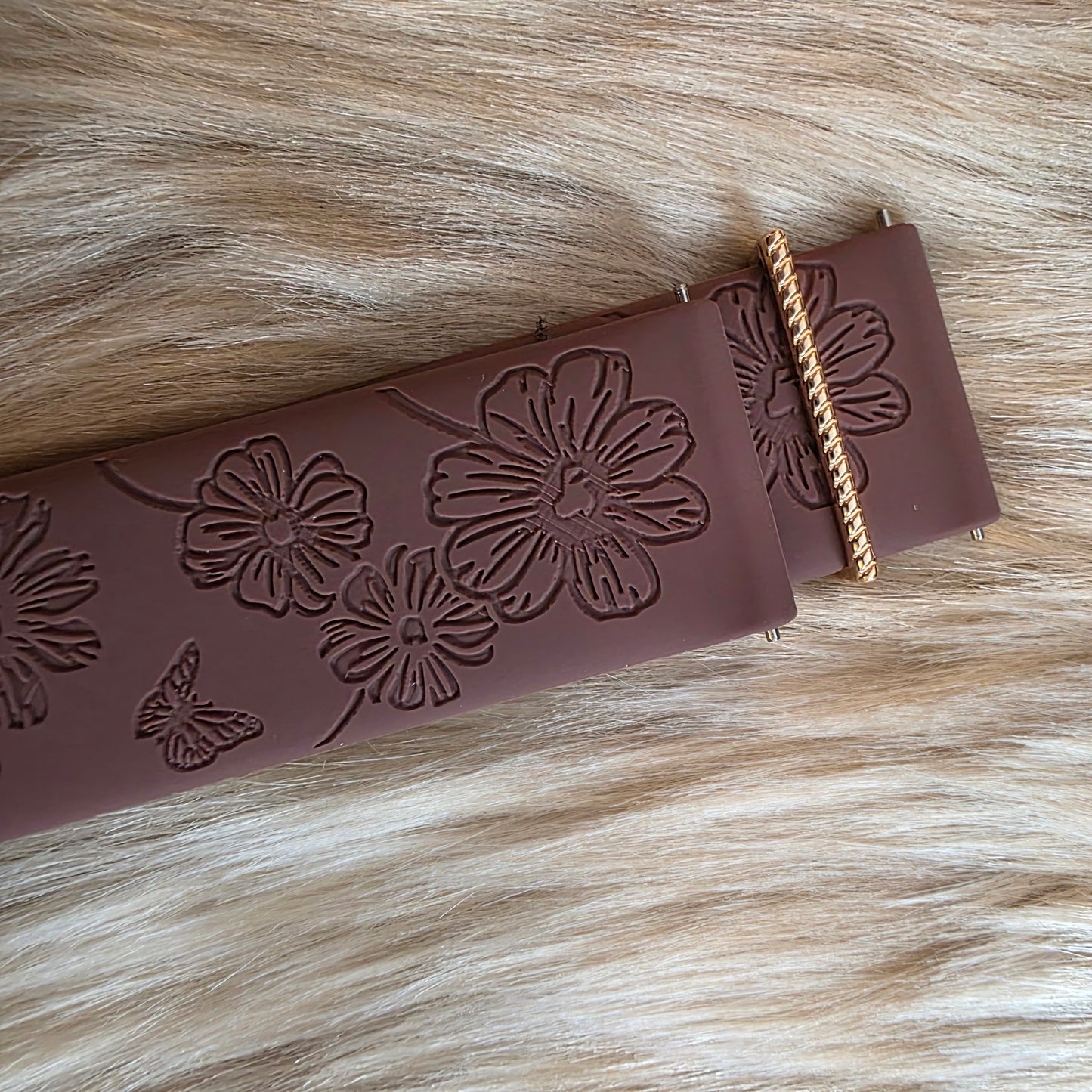 Floral + Charm Samsung Watchband Watchband Vintage Vibes Boutique Purple