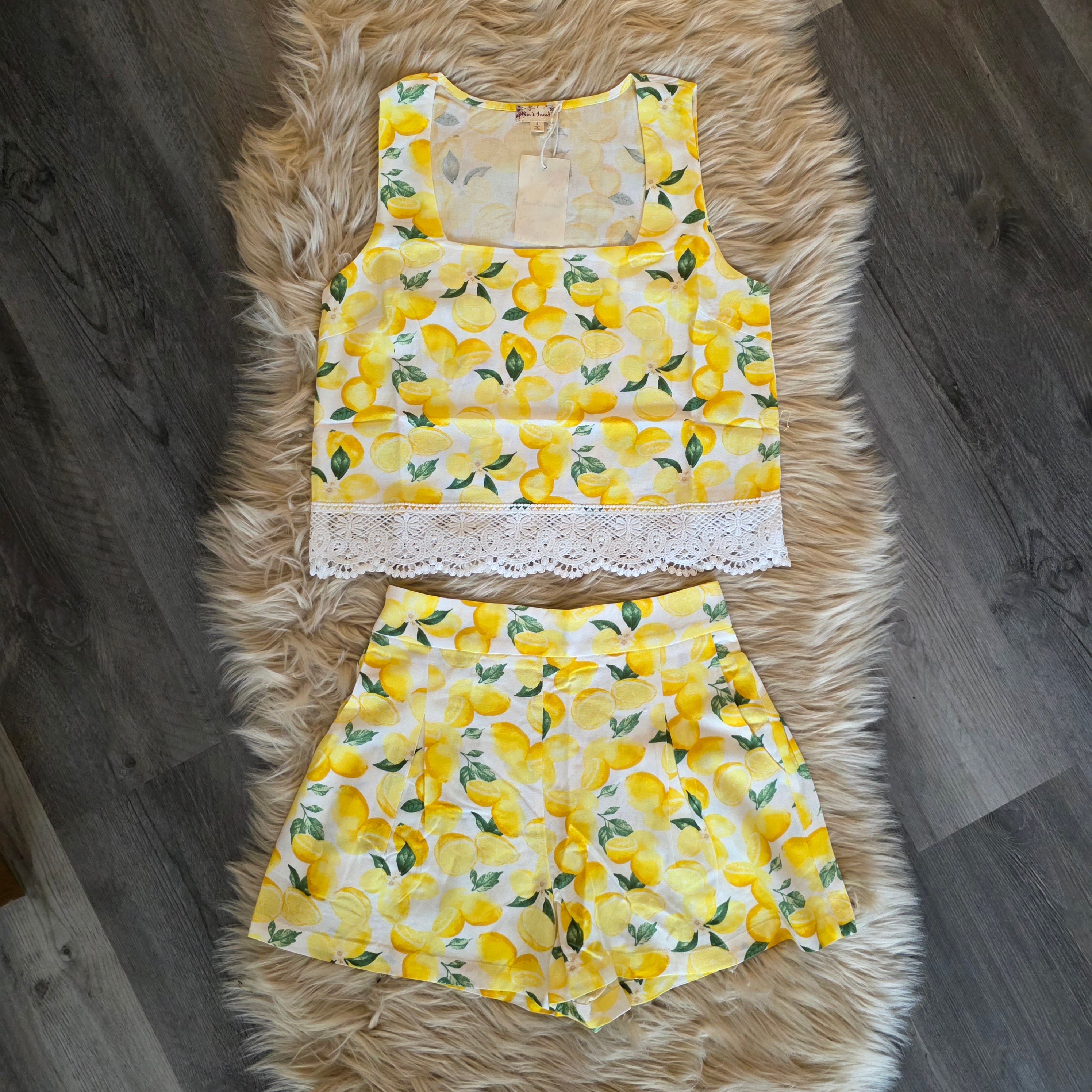 Lemon Grove Top Tank Hem & Thread