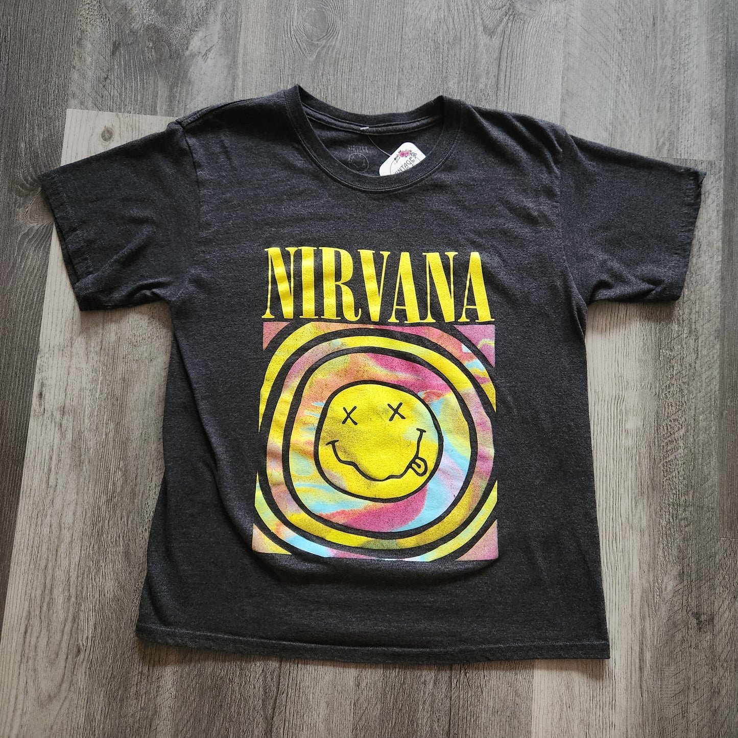 Nirvana Smiley Tee Vintage Vibes Boutique