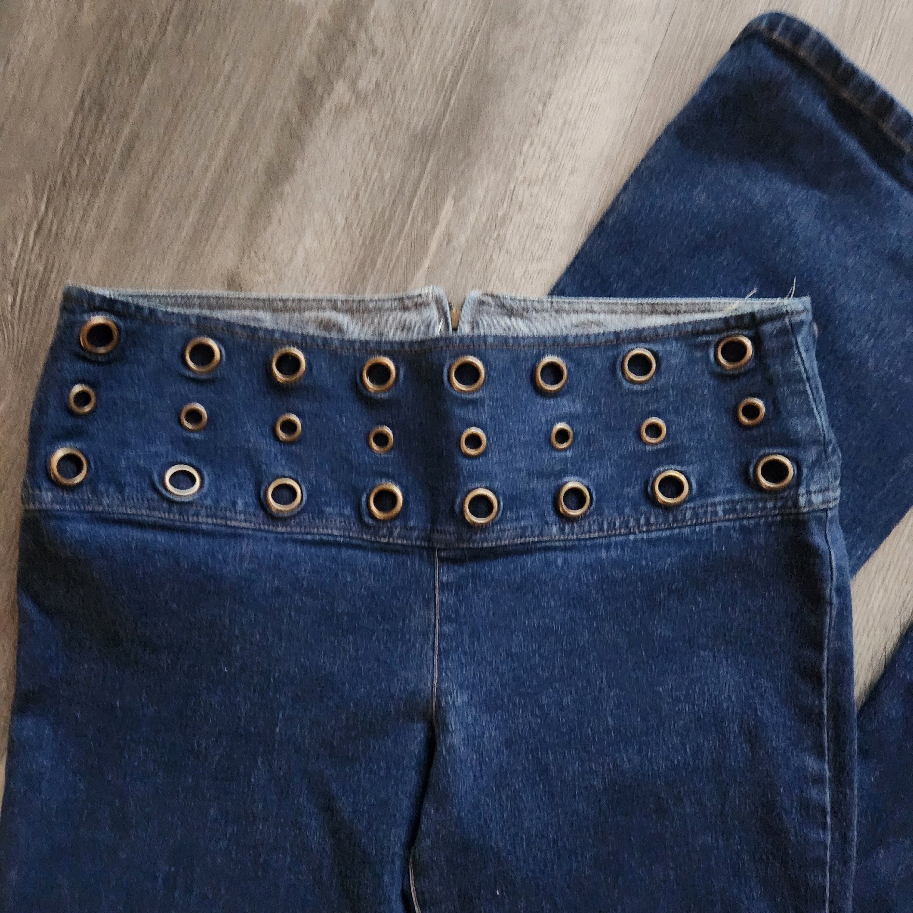 Mudd Y2K Grommet Flares Vintage Vibes Boutique