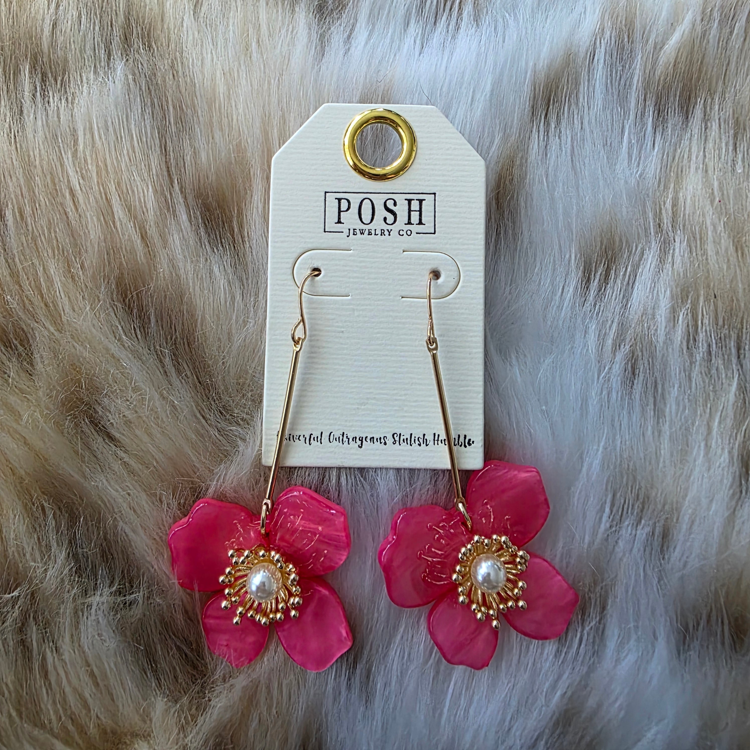 Pink Paradise Earrings Earrings Pink Panache