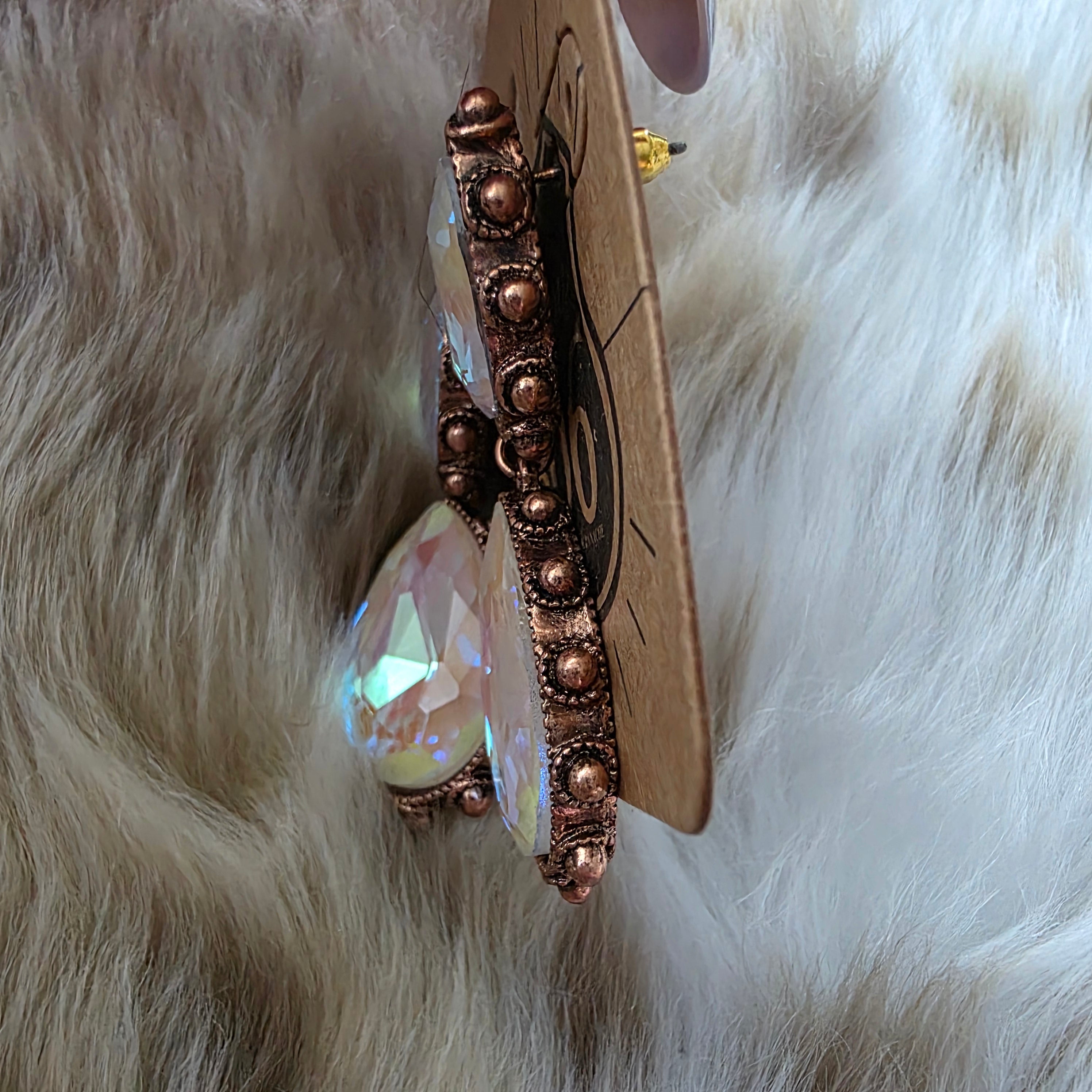 Vintage Glam Earrings Earrings Pink Panache