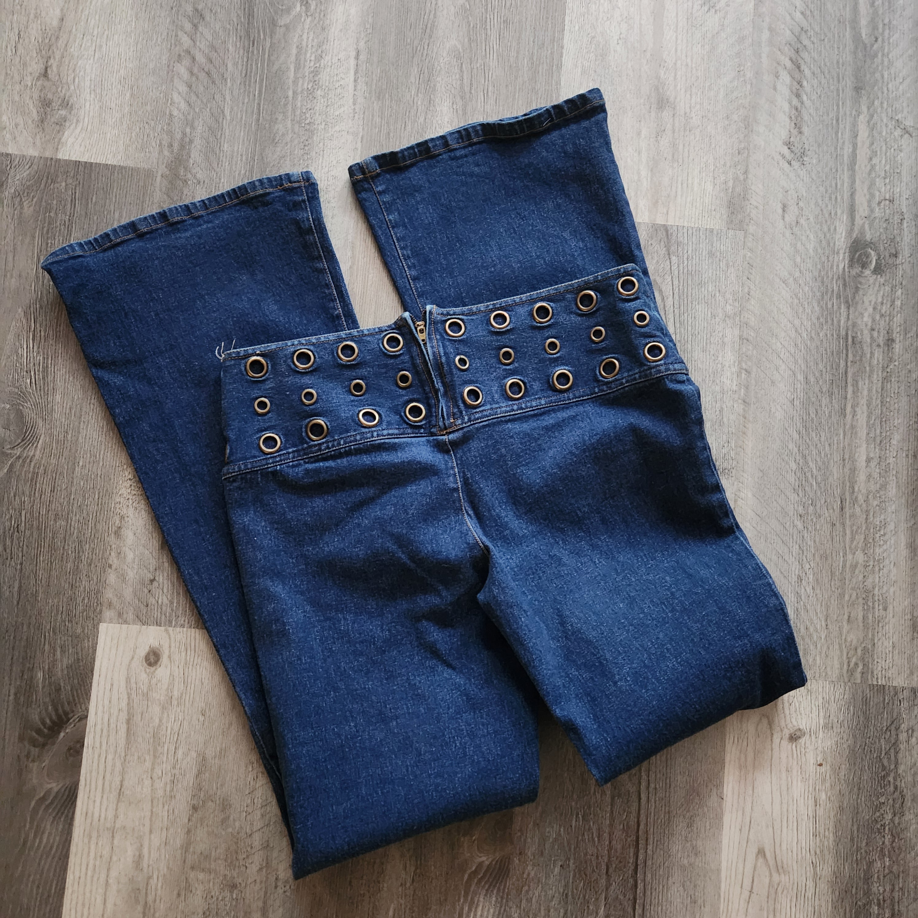 Mudd Y2K Grommet Flares Vintage Vibes Boutique