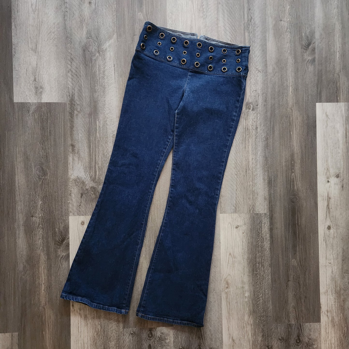 Mudd Y2K Grommet Flares Vintage Vibes Boutique