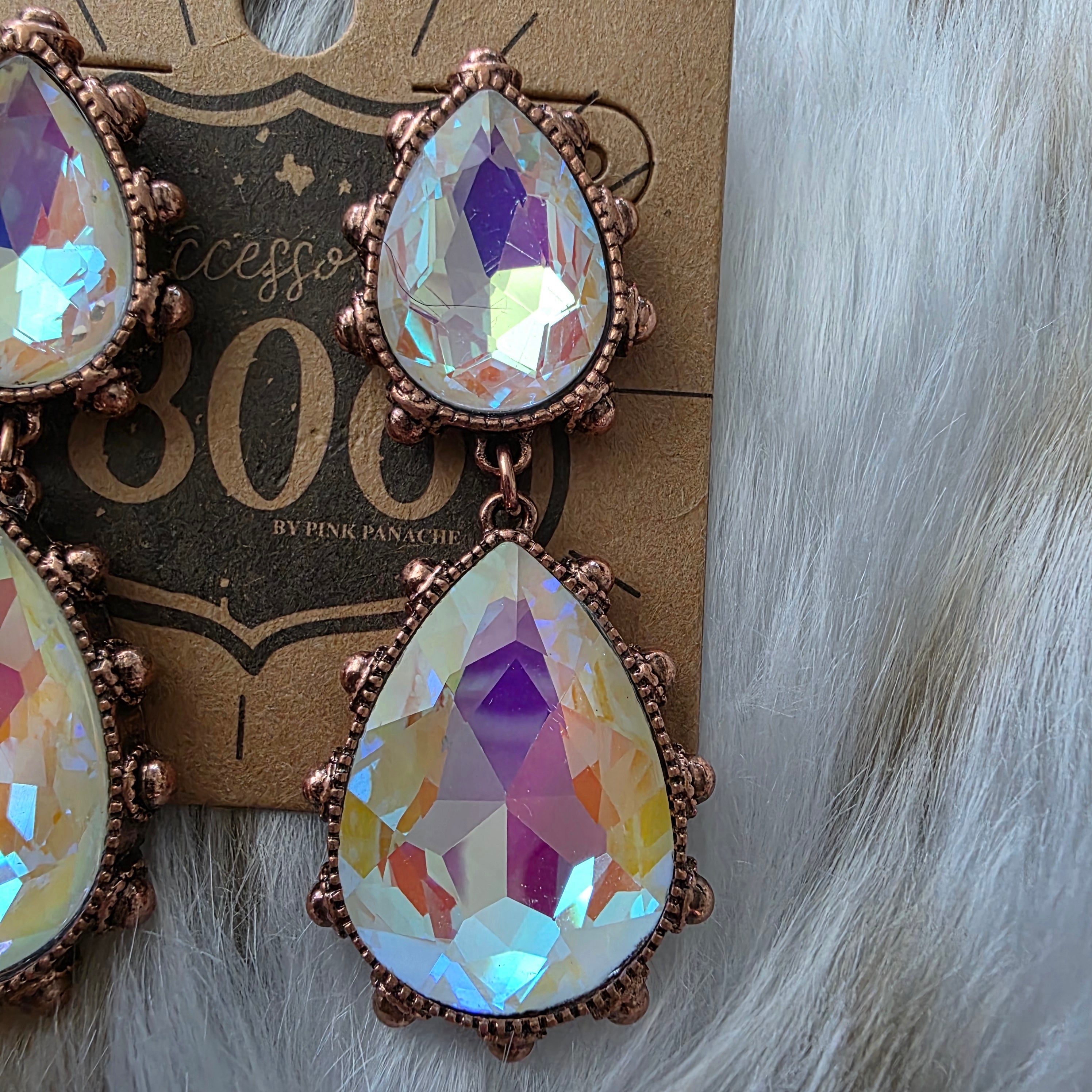Vintage Glam Earrings Earrings Pink Panache Aurora