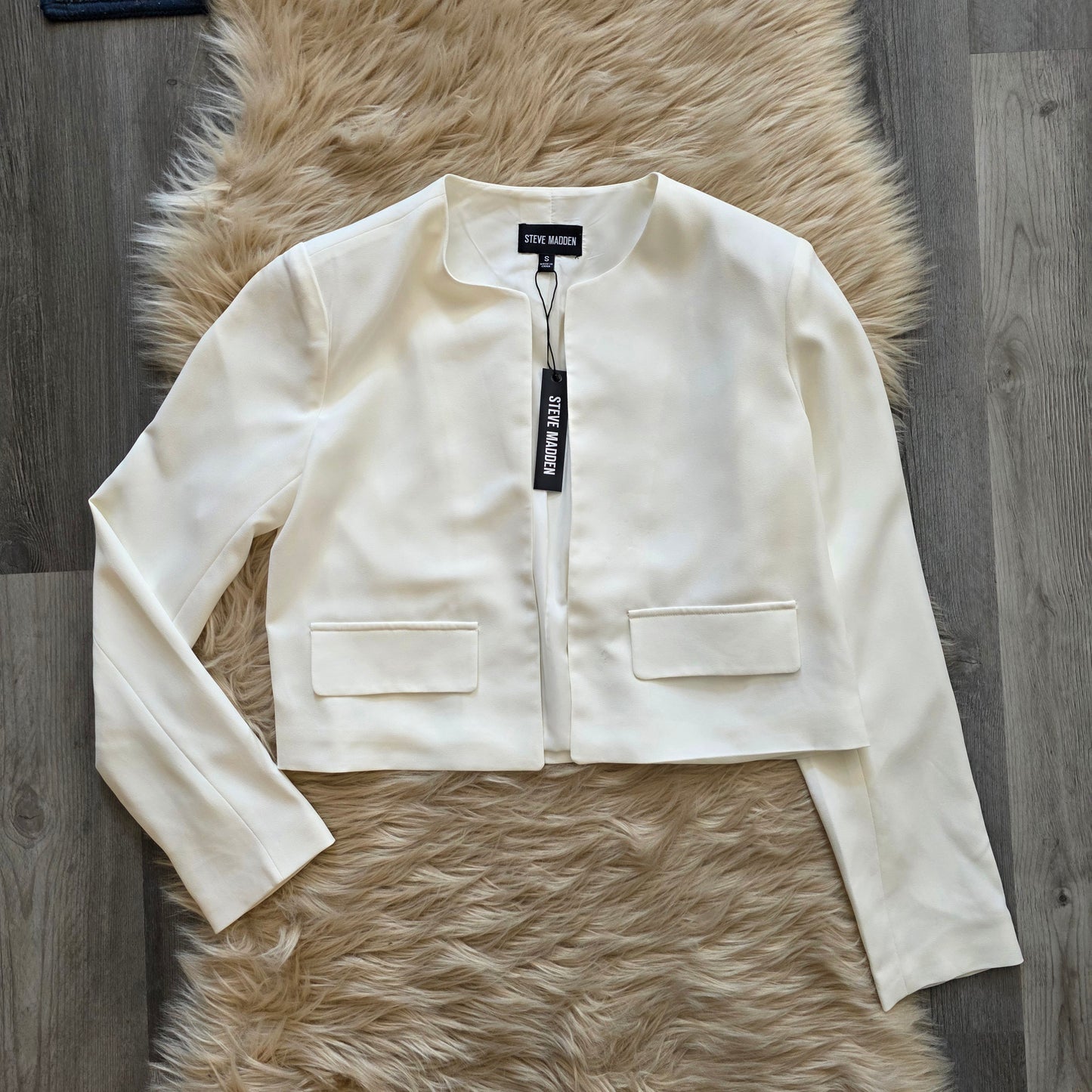 Serenea Cropped Blazer Jacket Steve Madden