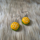 Cheeseburger Earrings Novelty Earrings Vintage Vibes Boutique