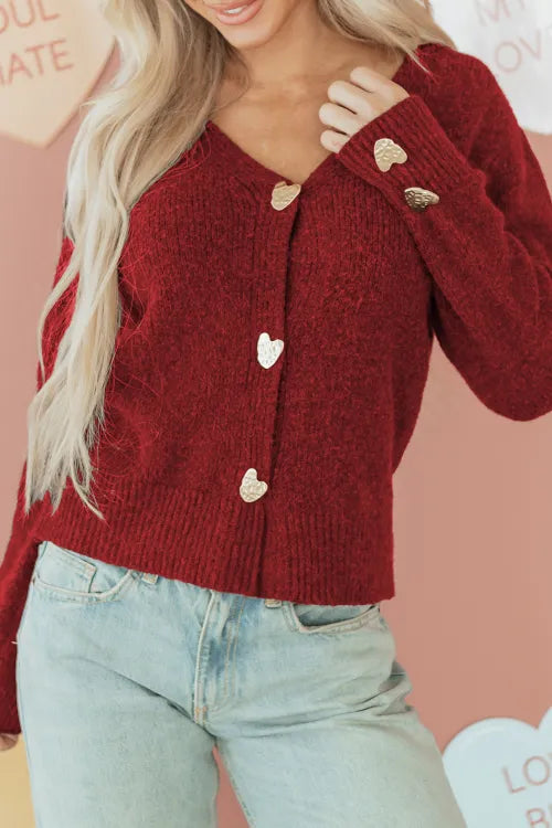Be Mine Cardigan Vintage Vibes Boutique