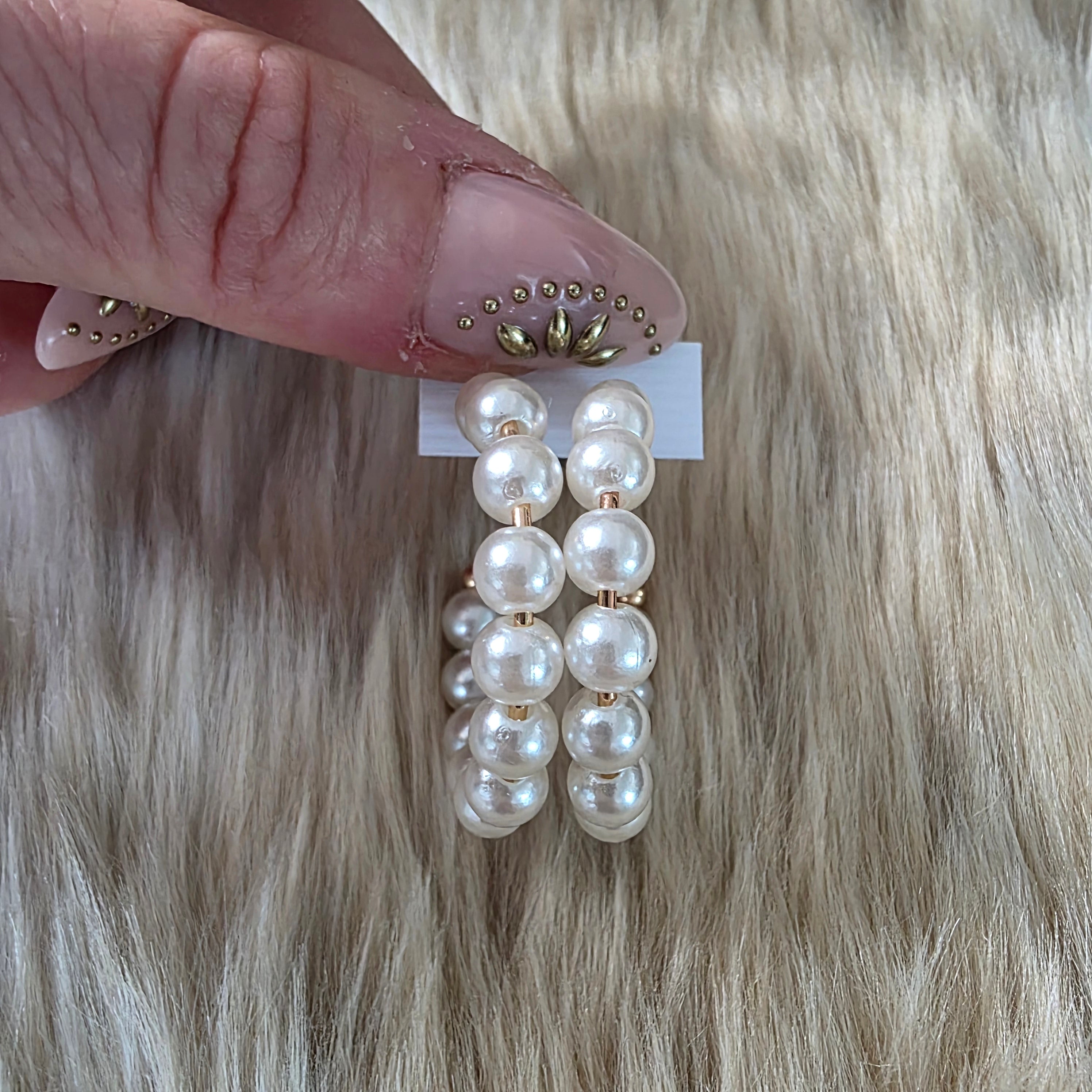 Pearlfection Hoops Earrings Vintage Vibes Boutique