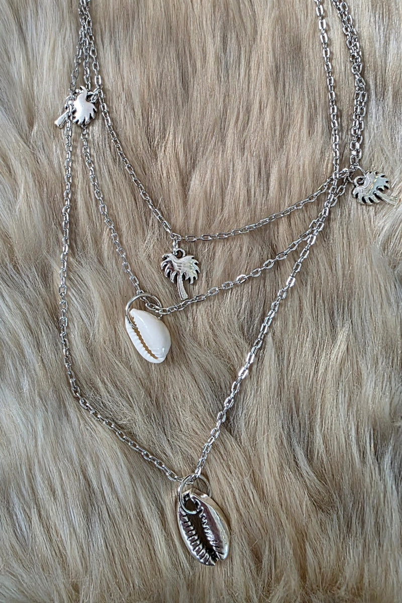 Chasing Palms Layered Necklace Necklace Vintage Vibes Boutique