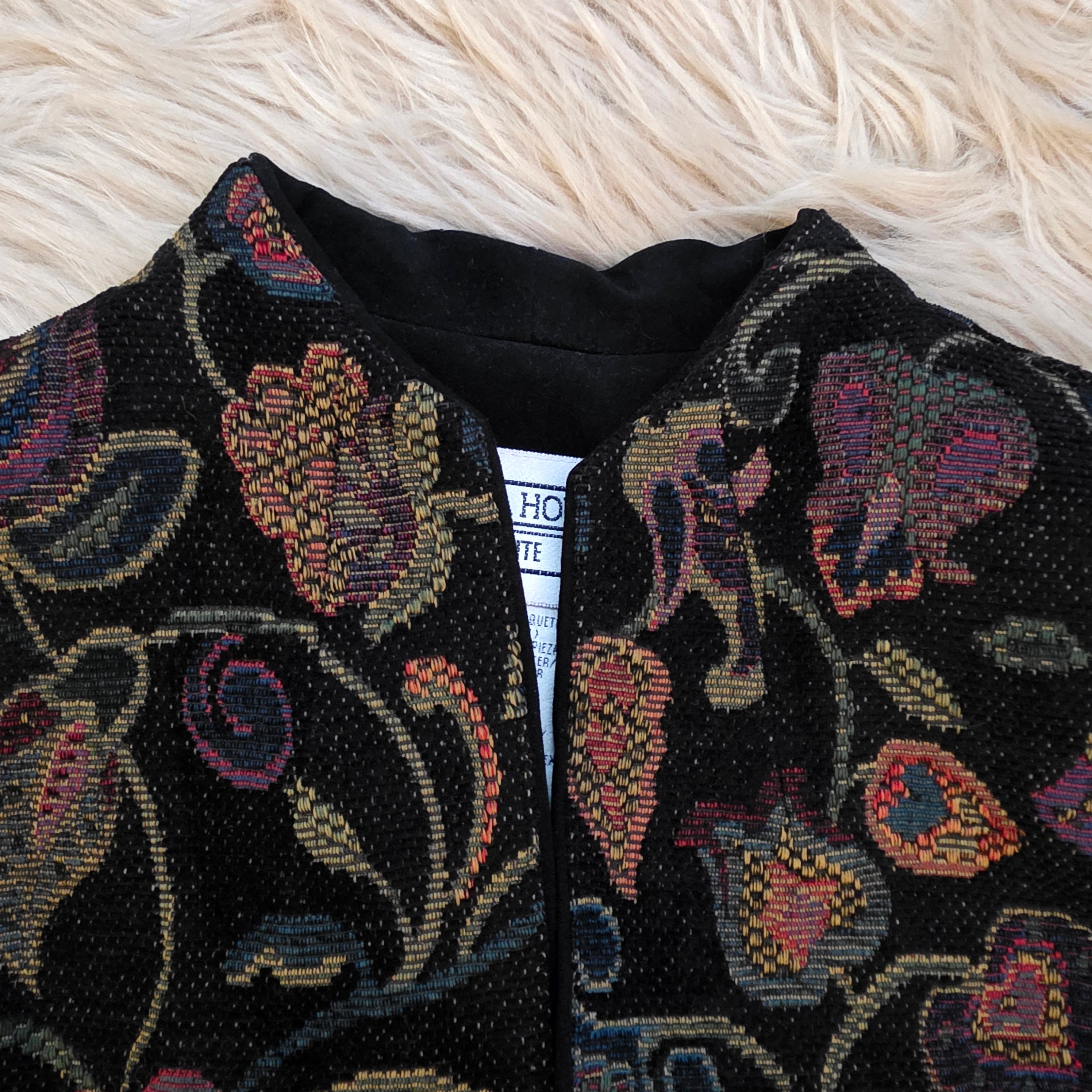 Jessica Howard Jacquard Jacket Vintage Jacket Vintage Vibes Boutique
