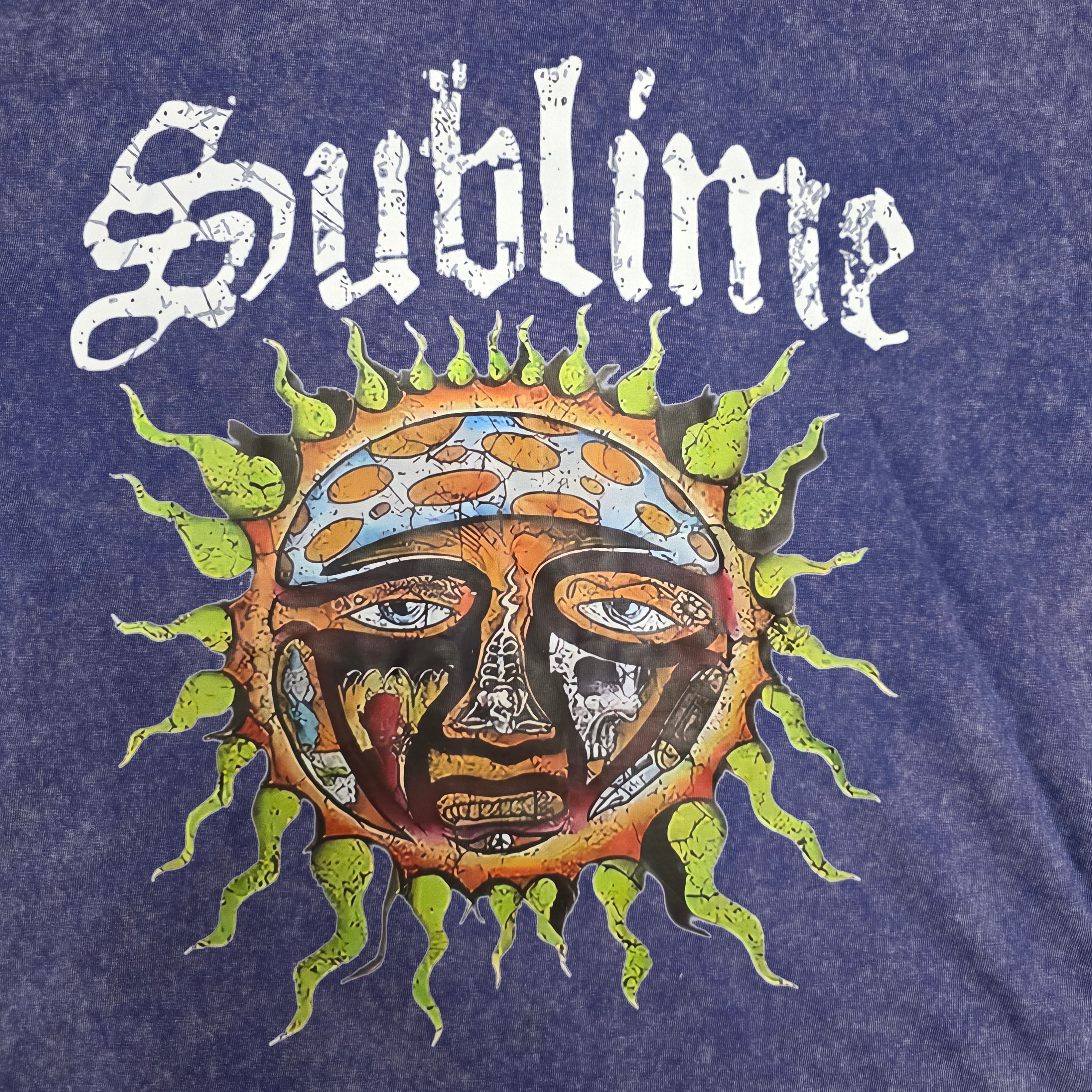 Blue Sublime Tee Band Tee Vintage Vibes Boutique