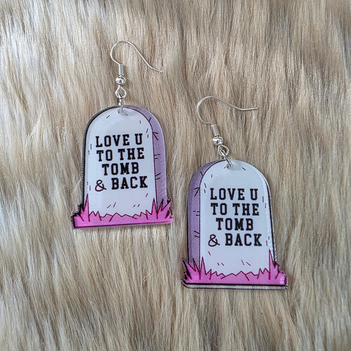 To The Tomb Earrings Novelty Earrings Vintage Vibes Boutique