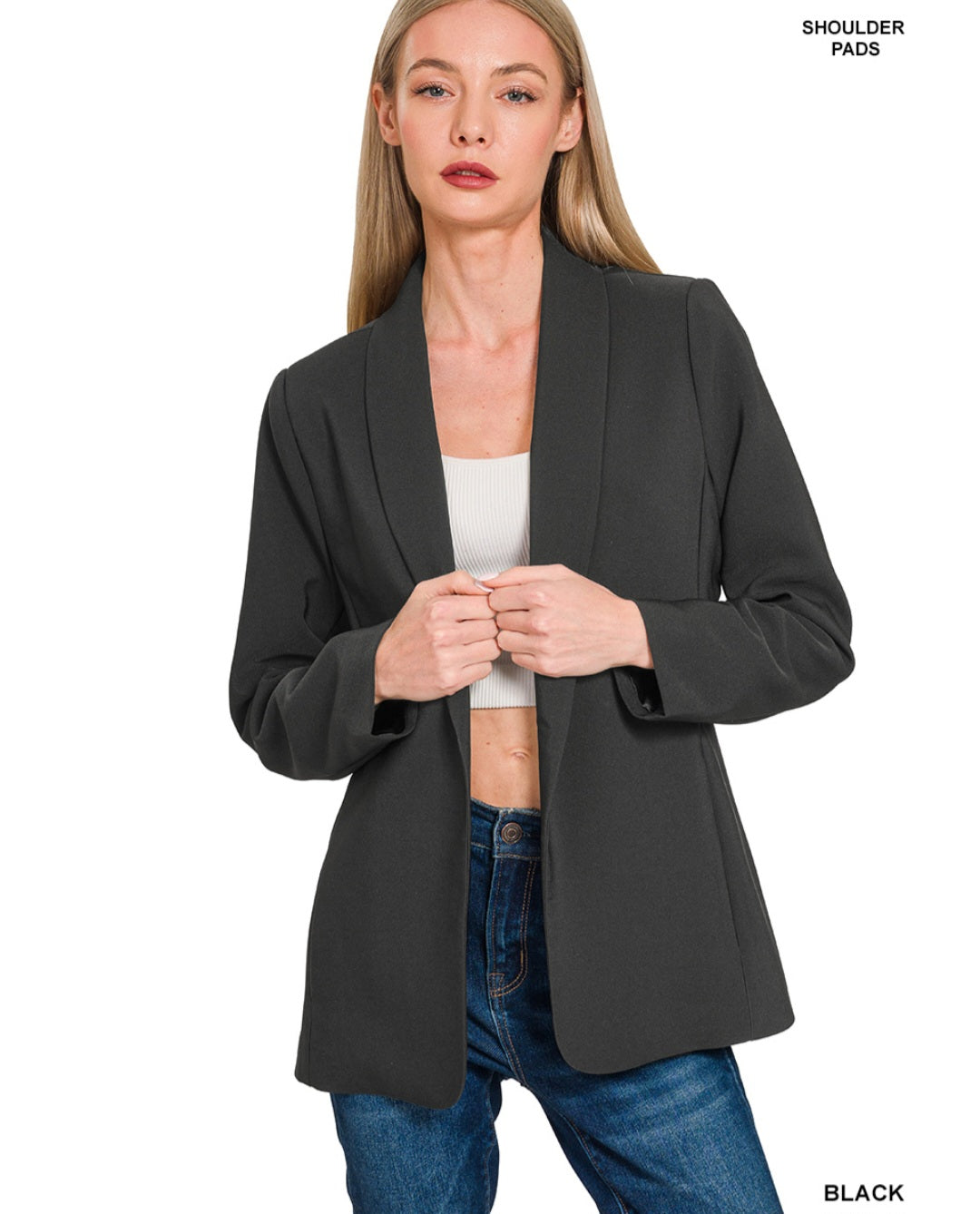 Power Trip Blazer Blazer Zenana
