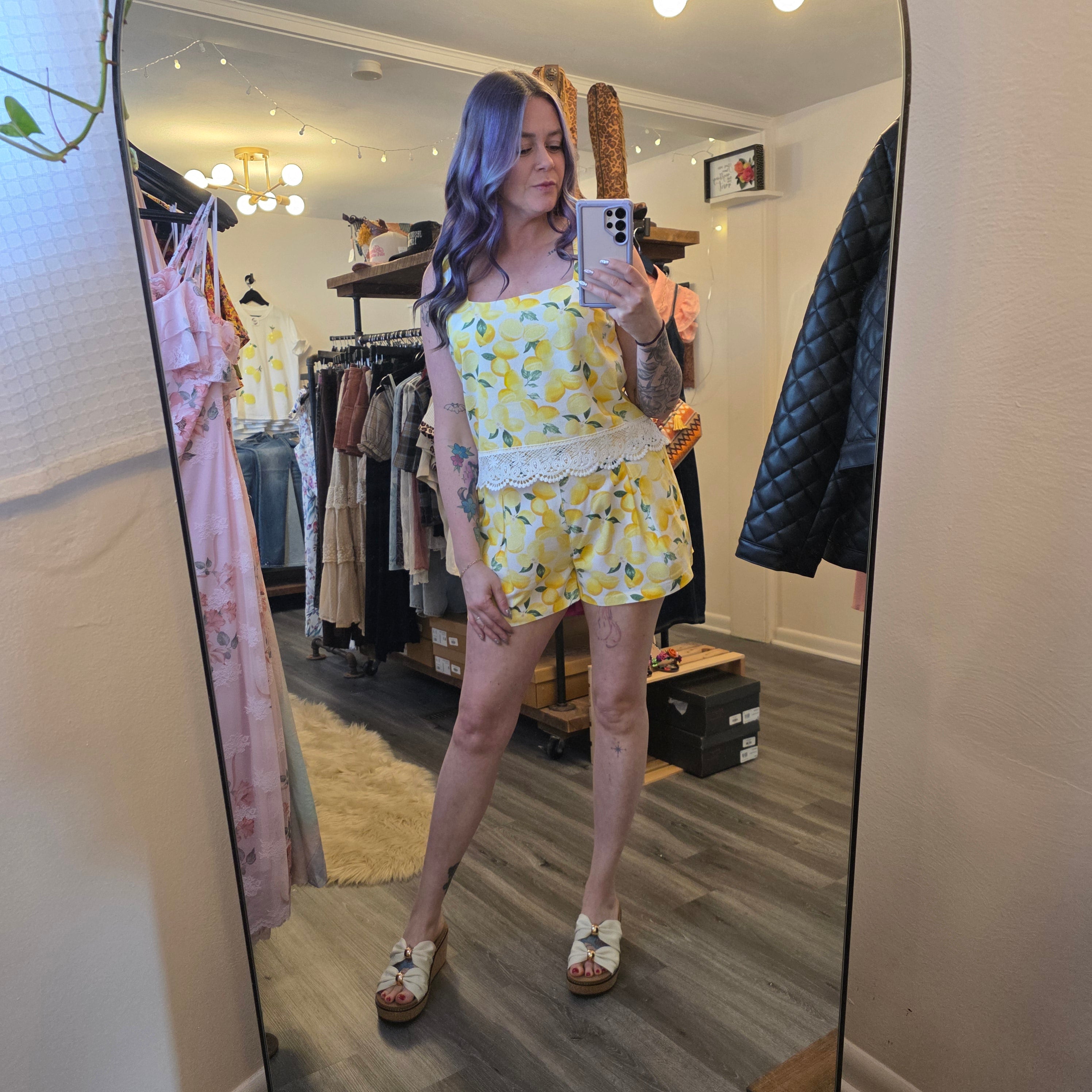 Lemon Grove Top Tank Hem & Thread