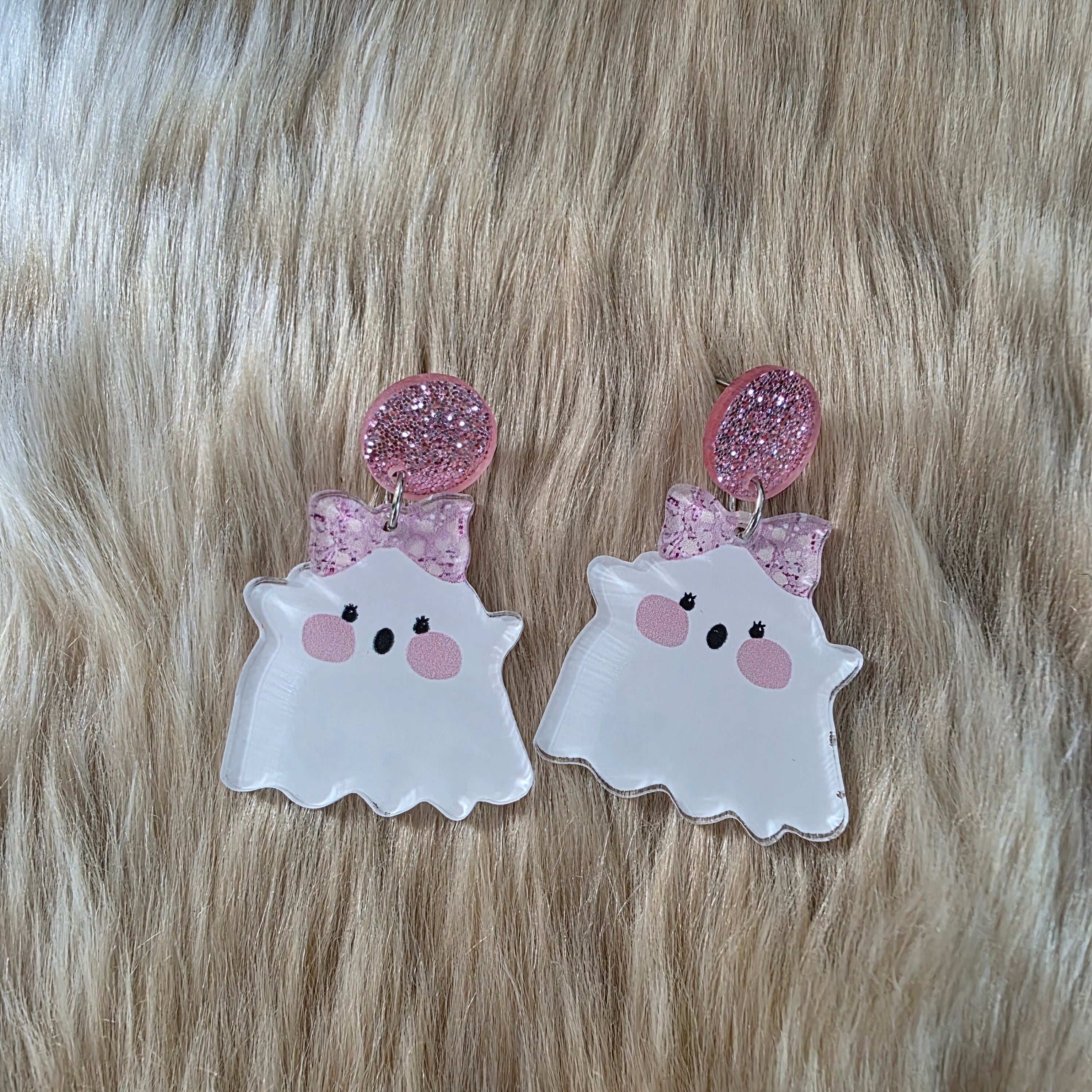Pretty Little Boo Earrings Novelty Earrings Vintage Vibes Boutique