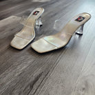 No Boundaries Clear Heels Vintage Vibes Boutique