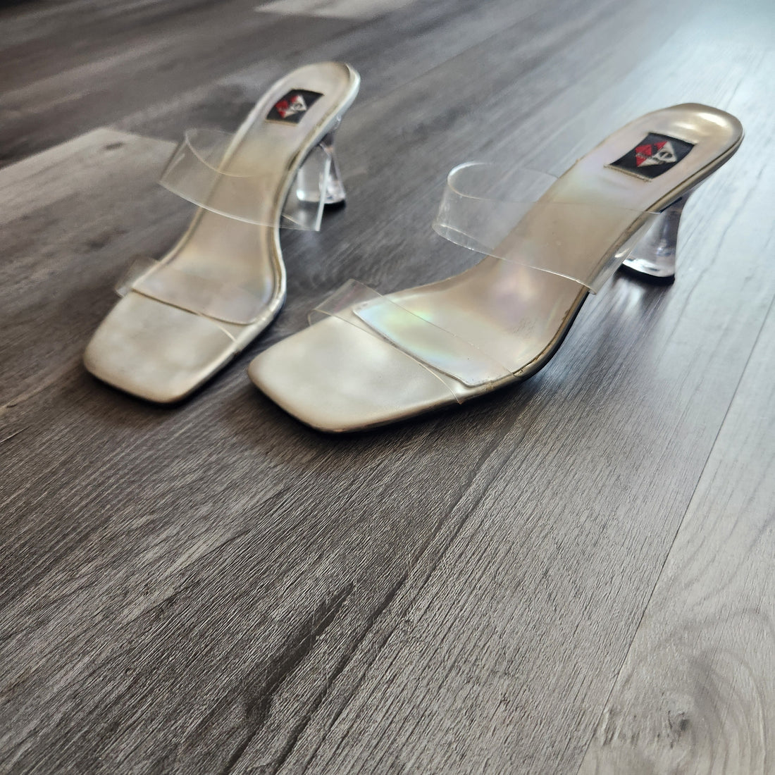  No Boundaries Clear Heels Vintage Vibes Boutique
