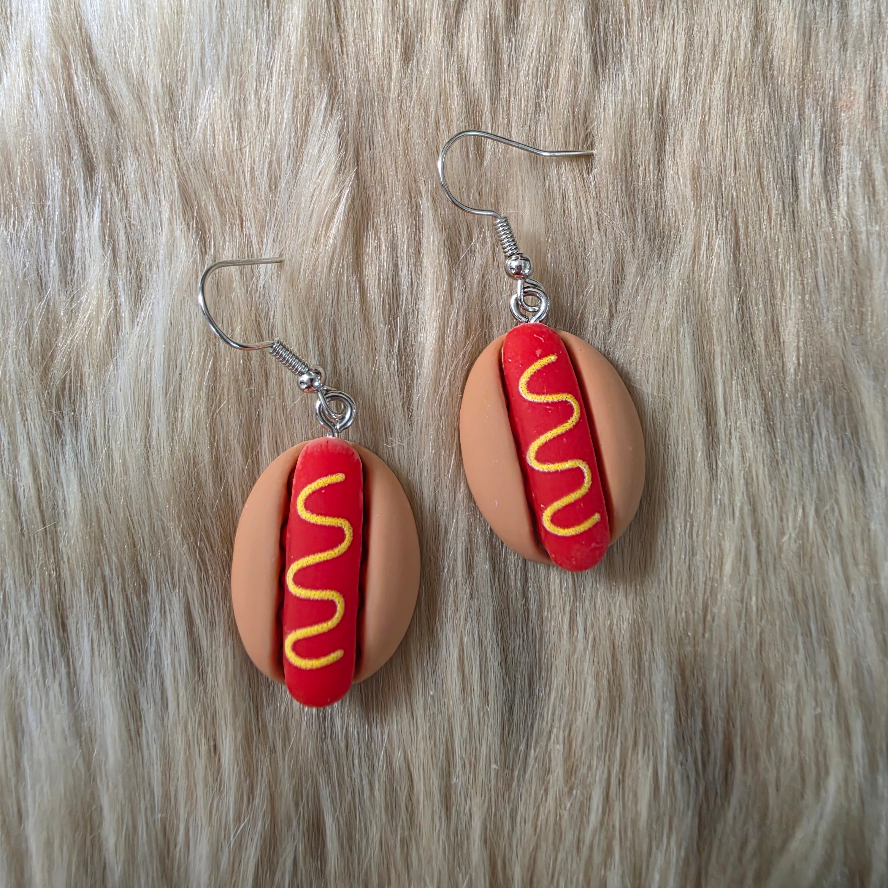 Hot Dog Earrings Novelty Earrings Vintage Vibes Boutique