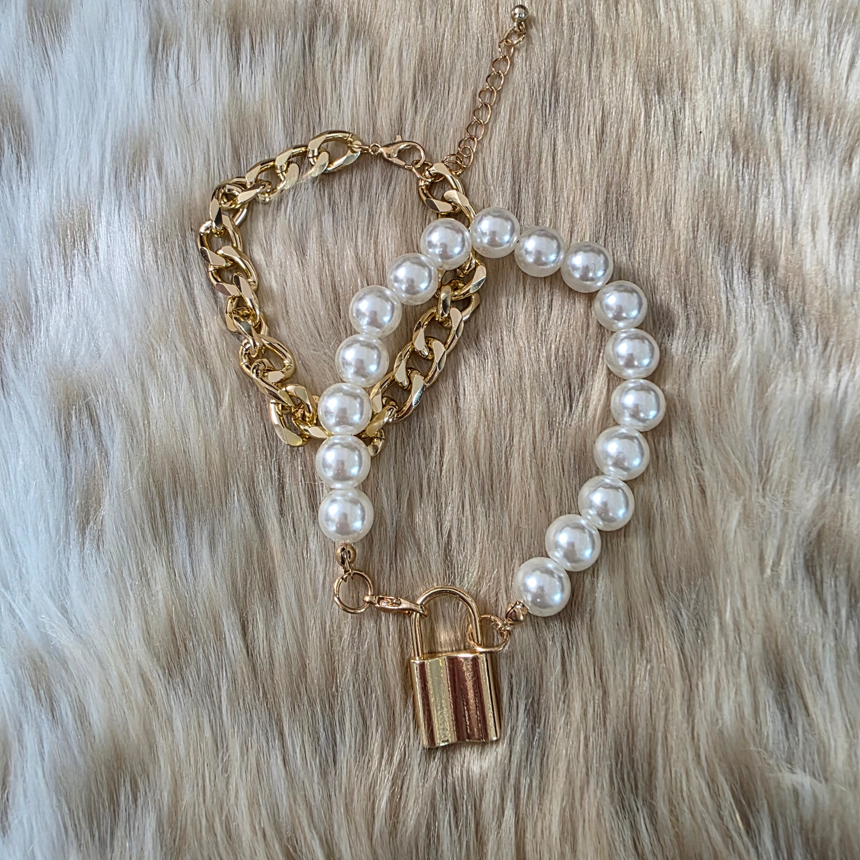 Locked in Bracelet Set Bracelet Vintage Vibes Boutique
