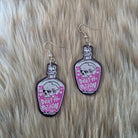 Death Potion Earrings Novelty Earrings Vintage Vibes Boutique