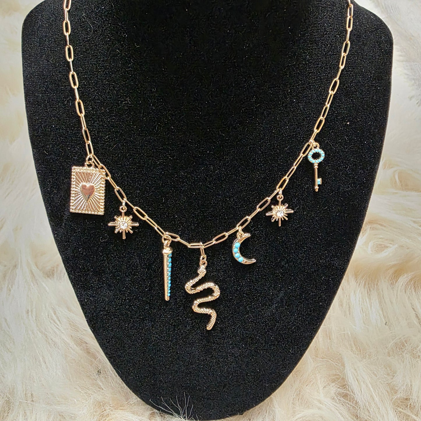 Desert Muse Set Necklace Pink Panache