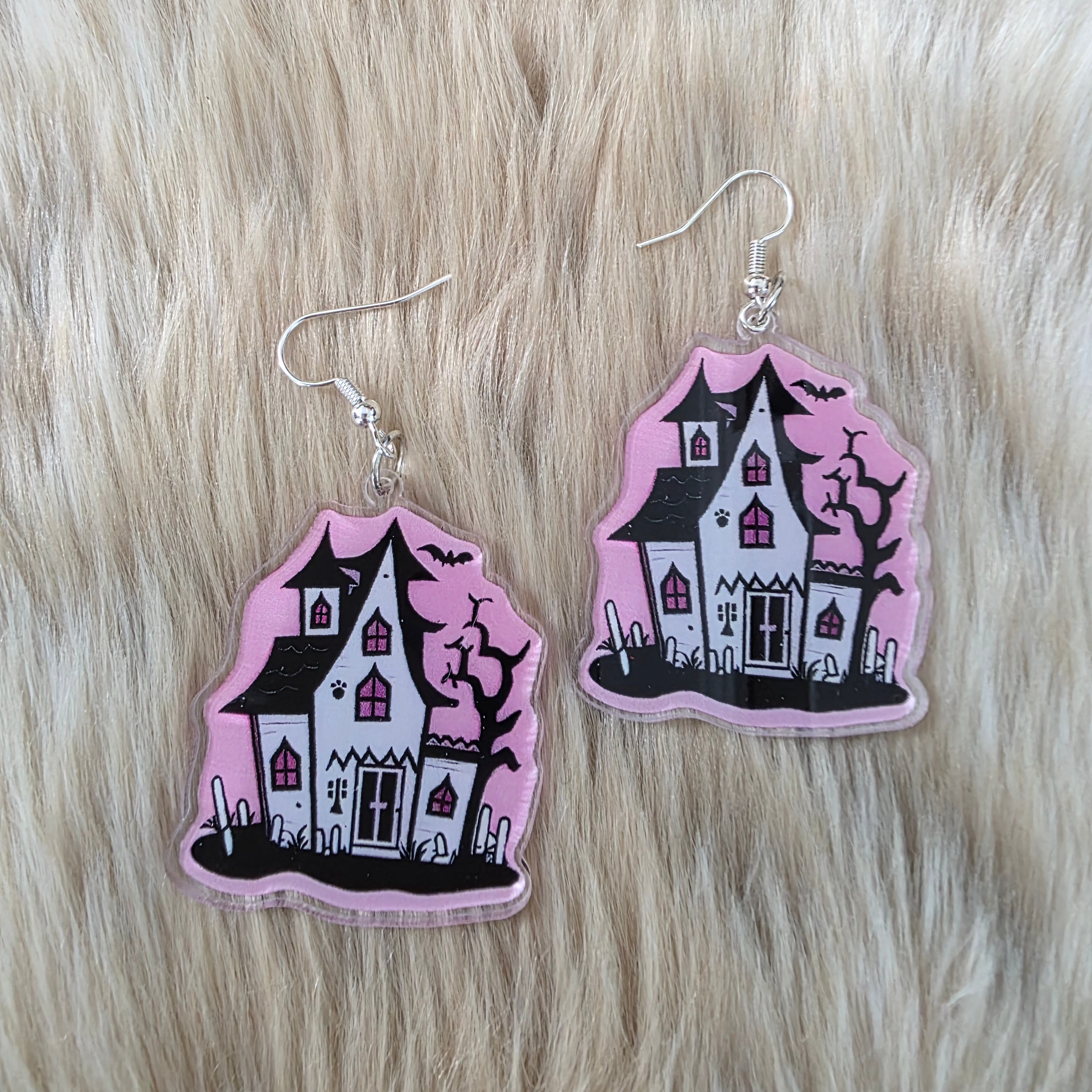 Haunted on the Hill Earrings Novelty Earrings Vintage Vibes Boutique