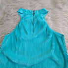Sea Glass Pleated Dress Mini Dress She + Sky