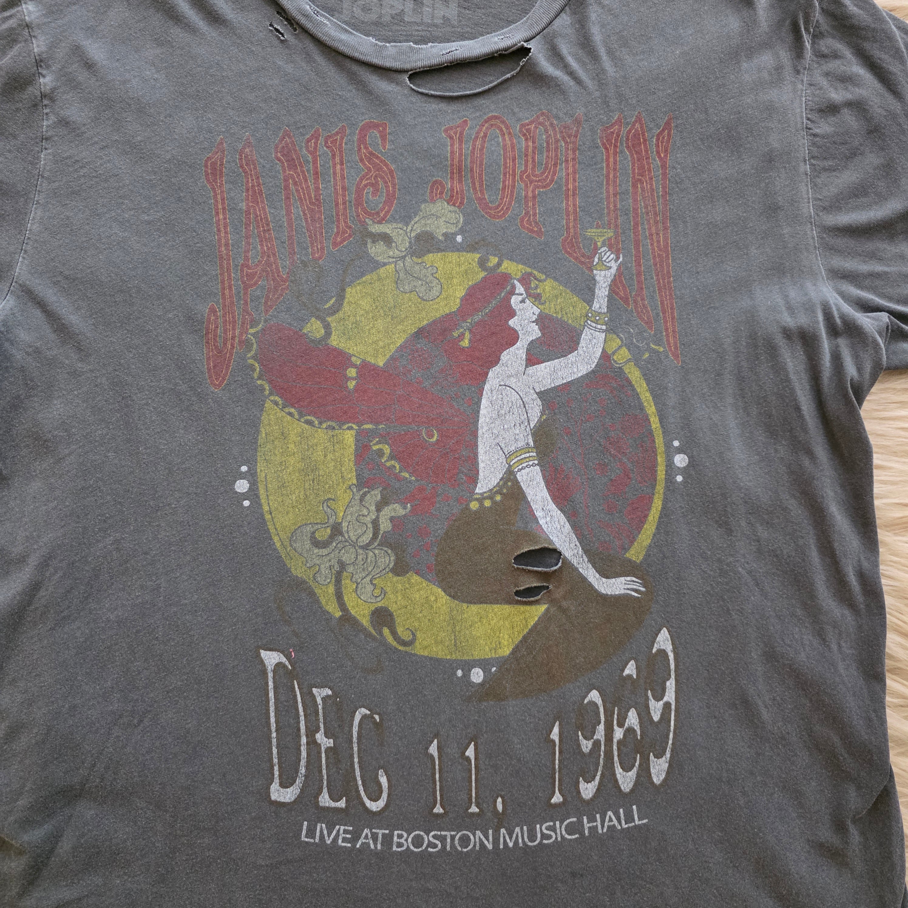 Janis Joplin Tee Band Tee Vintage Vibes Boutique