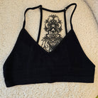 Tattoo Back Bralette Bralette Leto Accessories