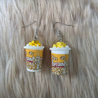 Popcorn Earrings Novelty Earrings Vintage Vibes Boutique