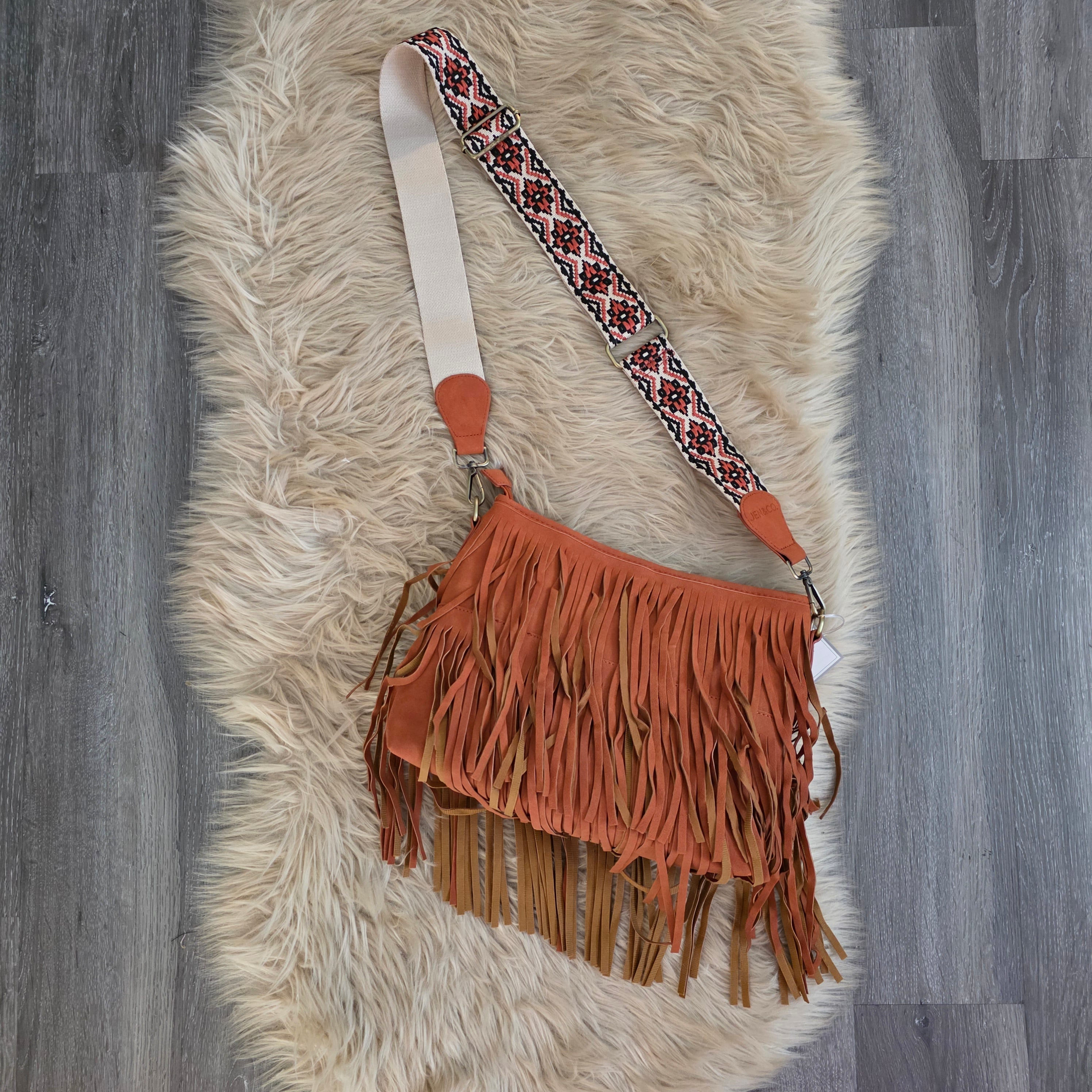 High Desert Fringe Crossbody Crossbody Bag Jen & Co.