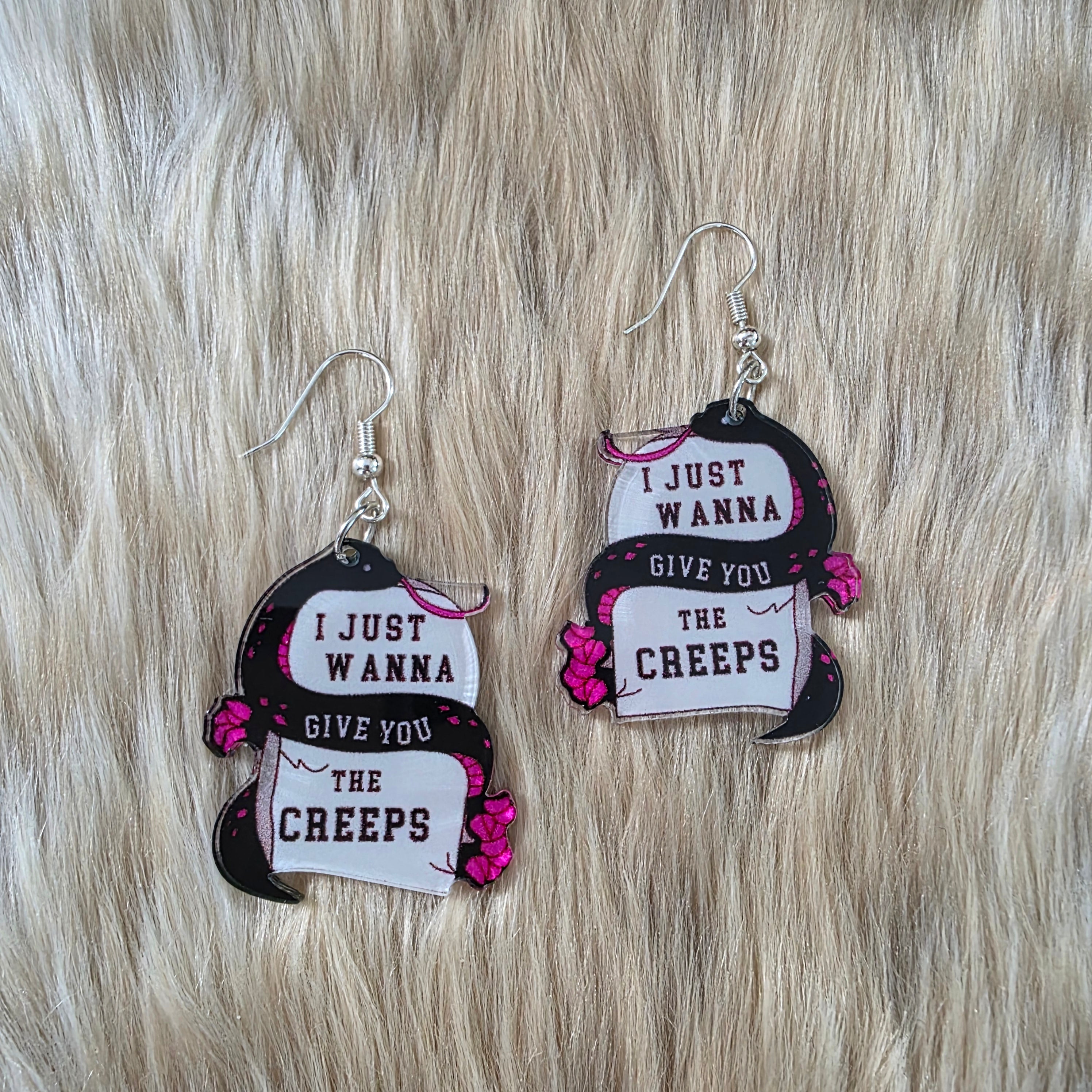 Give You the Creeps Earrings Novelty Earrings Vintage Vibes Boutique
