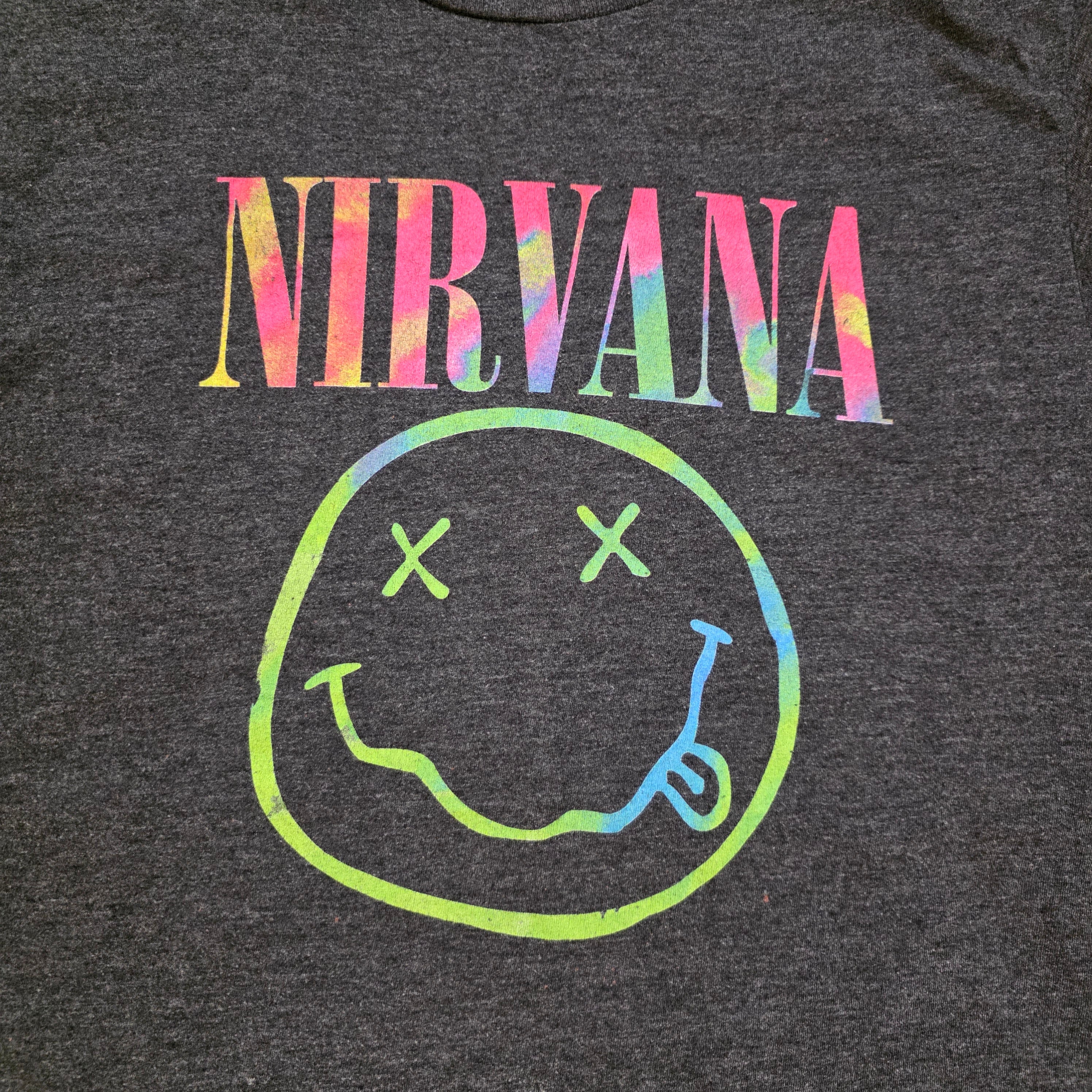Multicolor Nirvana Tee Band Tee Vintage Vibes Boutique