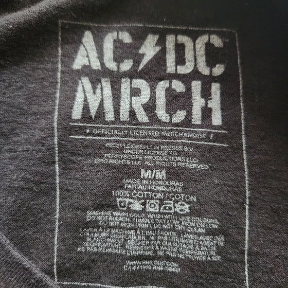 ACDC Black Tee Vintage Vibes Boutique