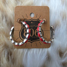 Red Rock Hoops Earrings Pink Panache