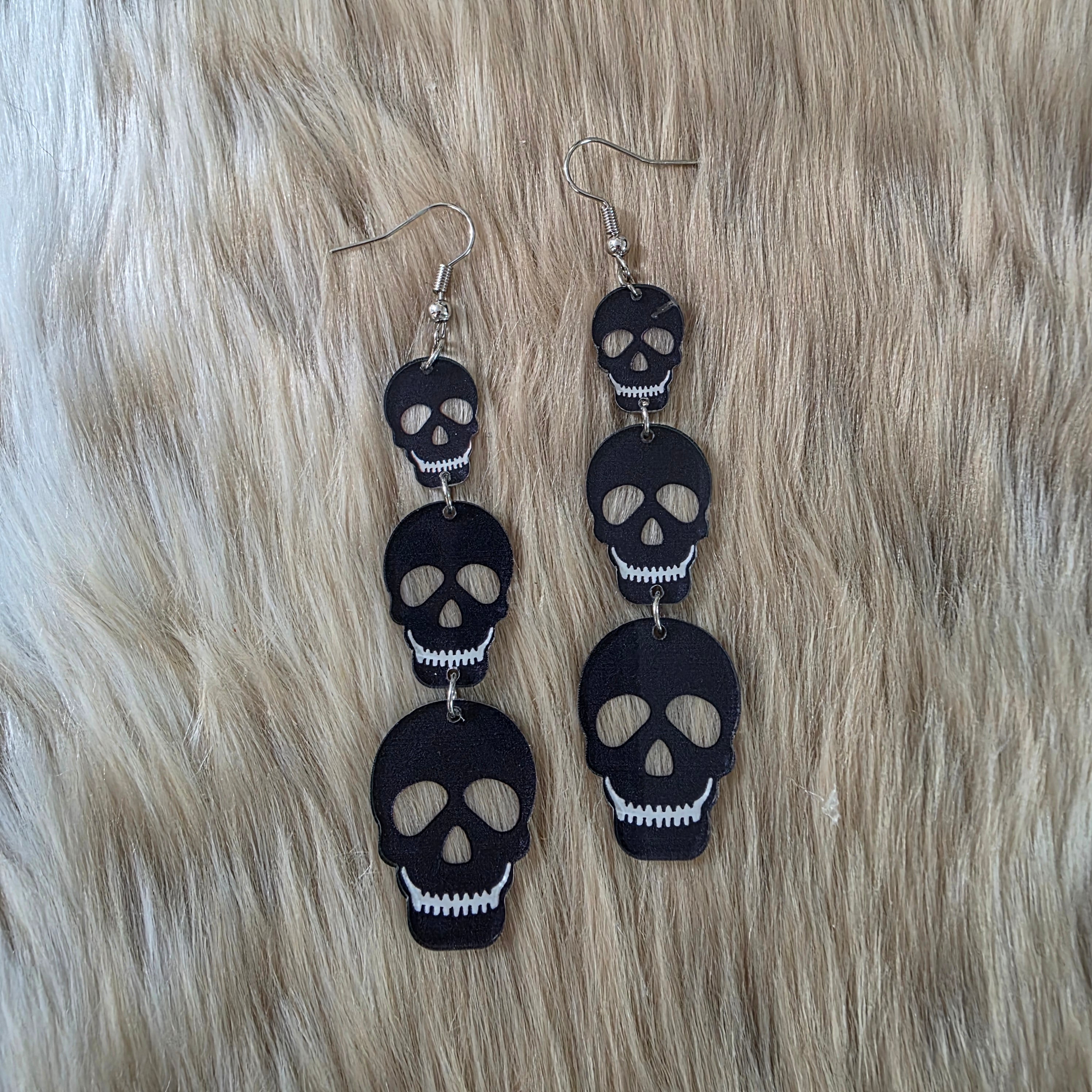Bad to the Bone Earrings Novelty Earrings Vintage Vibes Boutique