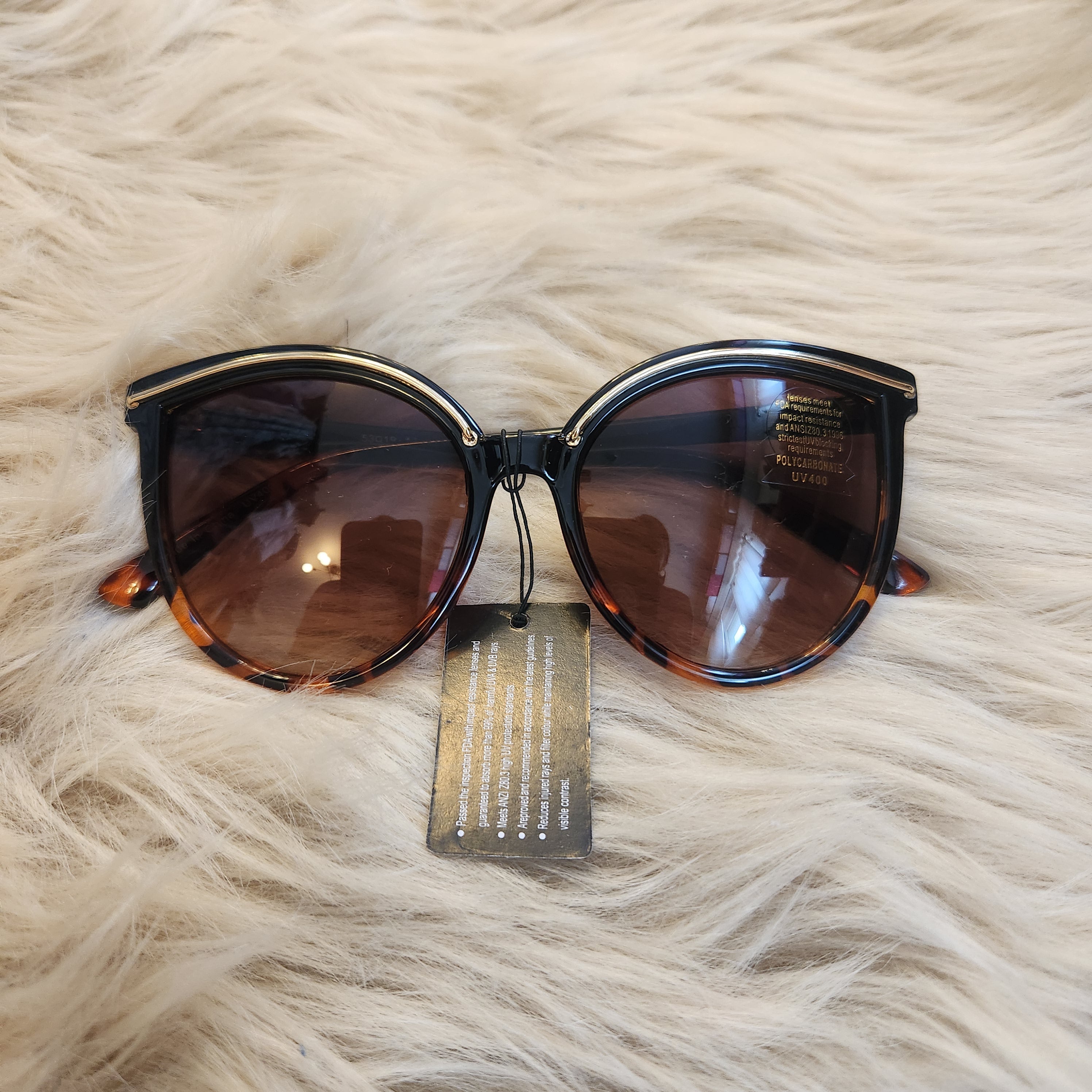 Gold Band Sunglasses Sunglasses Trio Trading Ombre