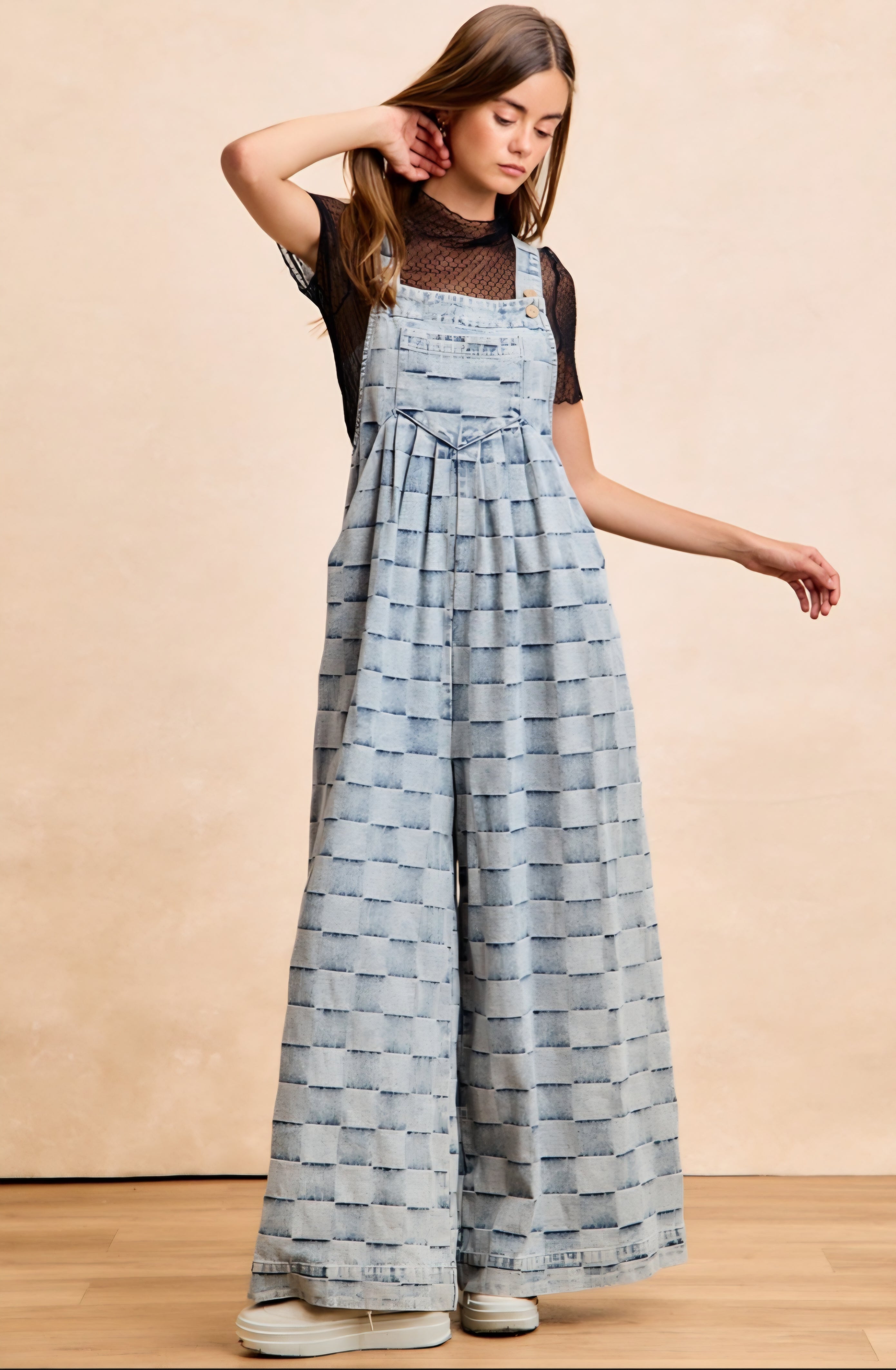 Patchwork Rebel Overalls Jumpsuit BiBi