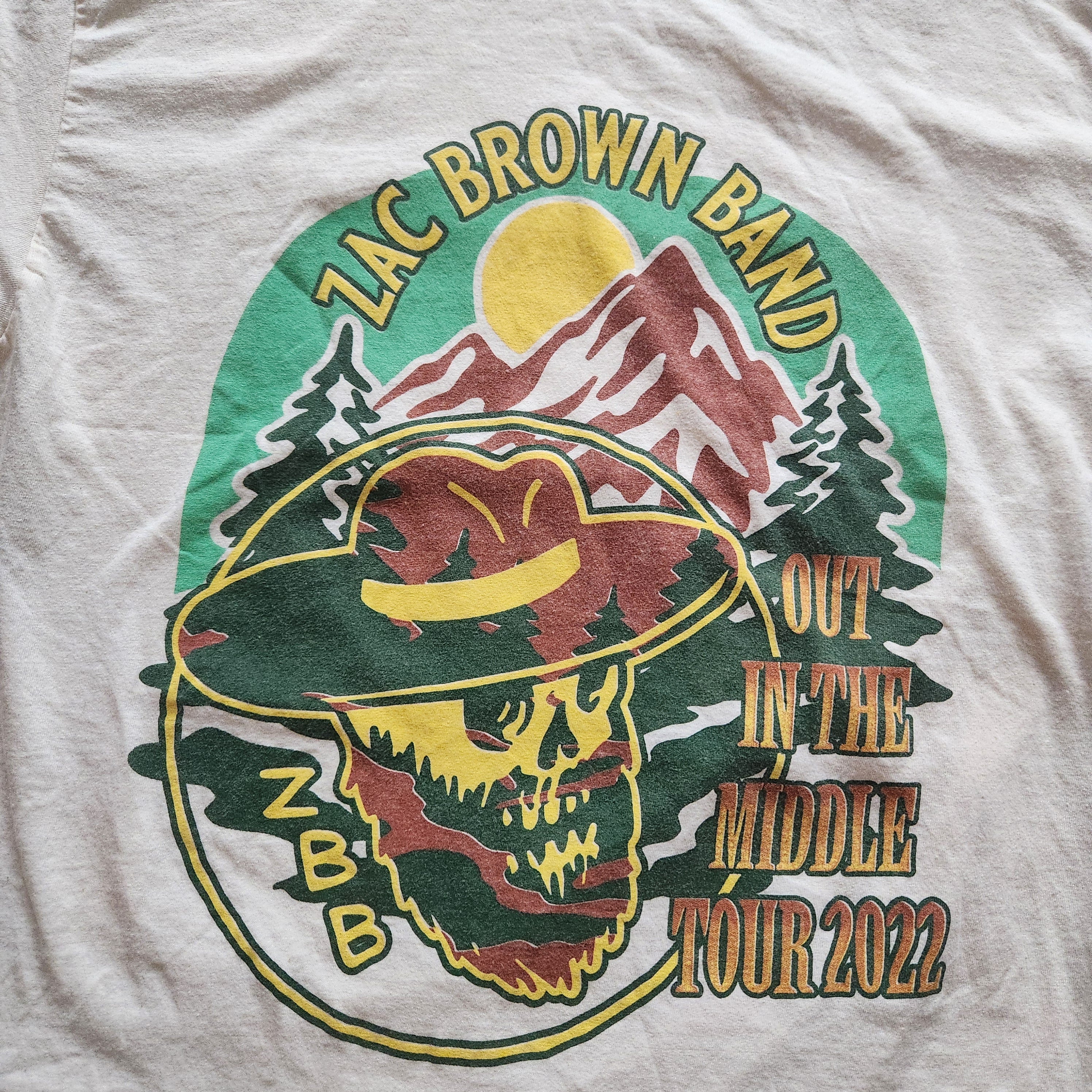 ZBB 2022 Tour Tee Band Tee Vintage Vibes Boutique