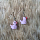 Rubber Ducky Earrings Novelty Earrings Vintage Vibes Boutique Lavender