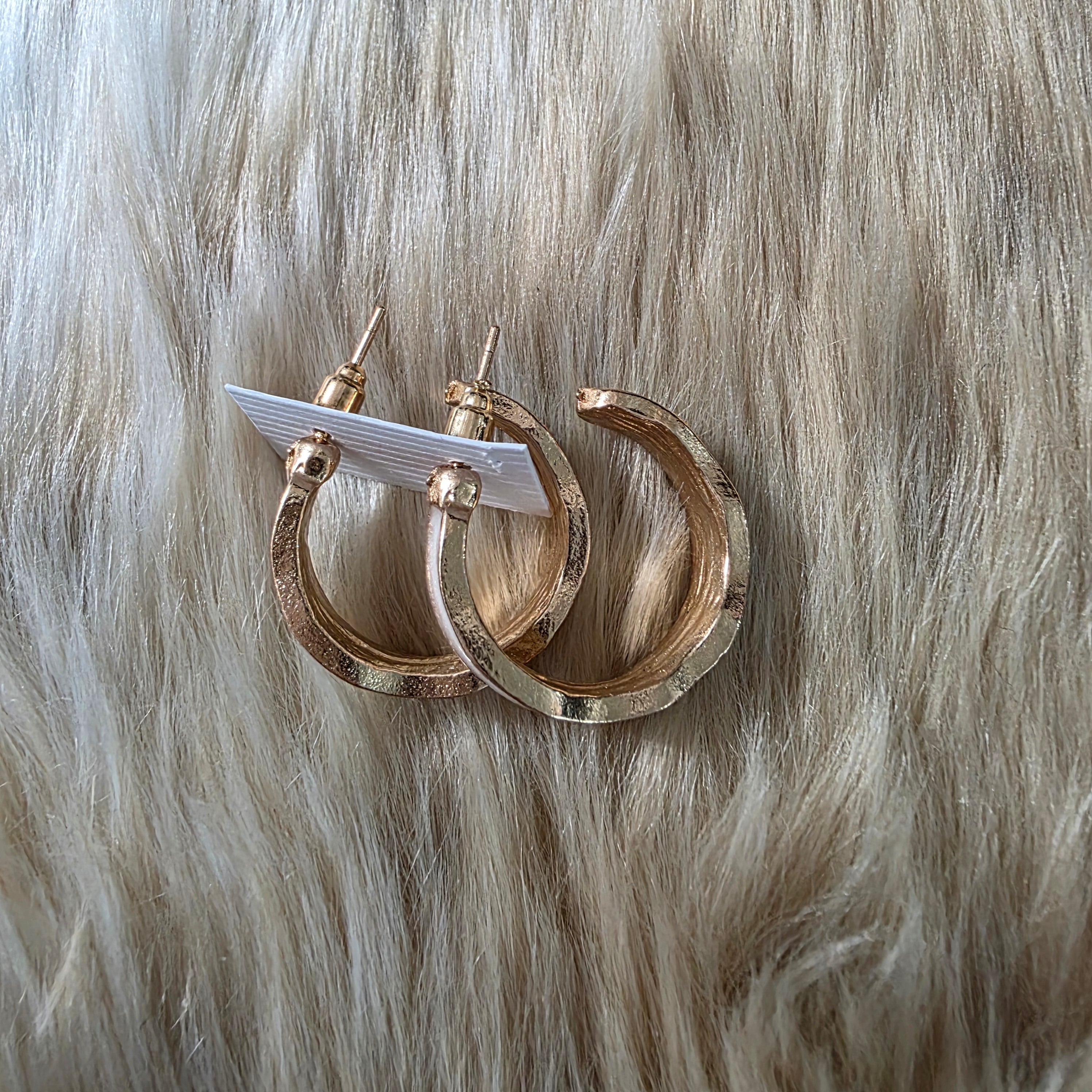 Pearl Glow Hoops Earrings Vintage Vibes Boutique